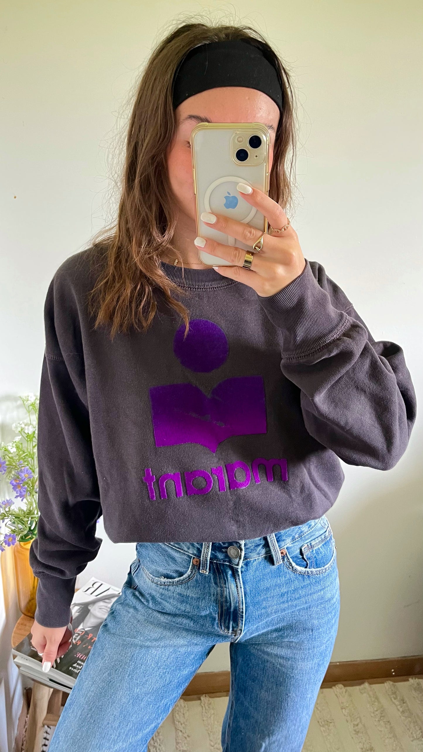 Sweat gris Isabel Marant - S