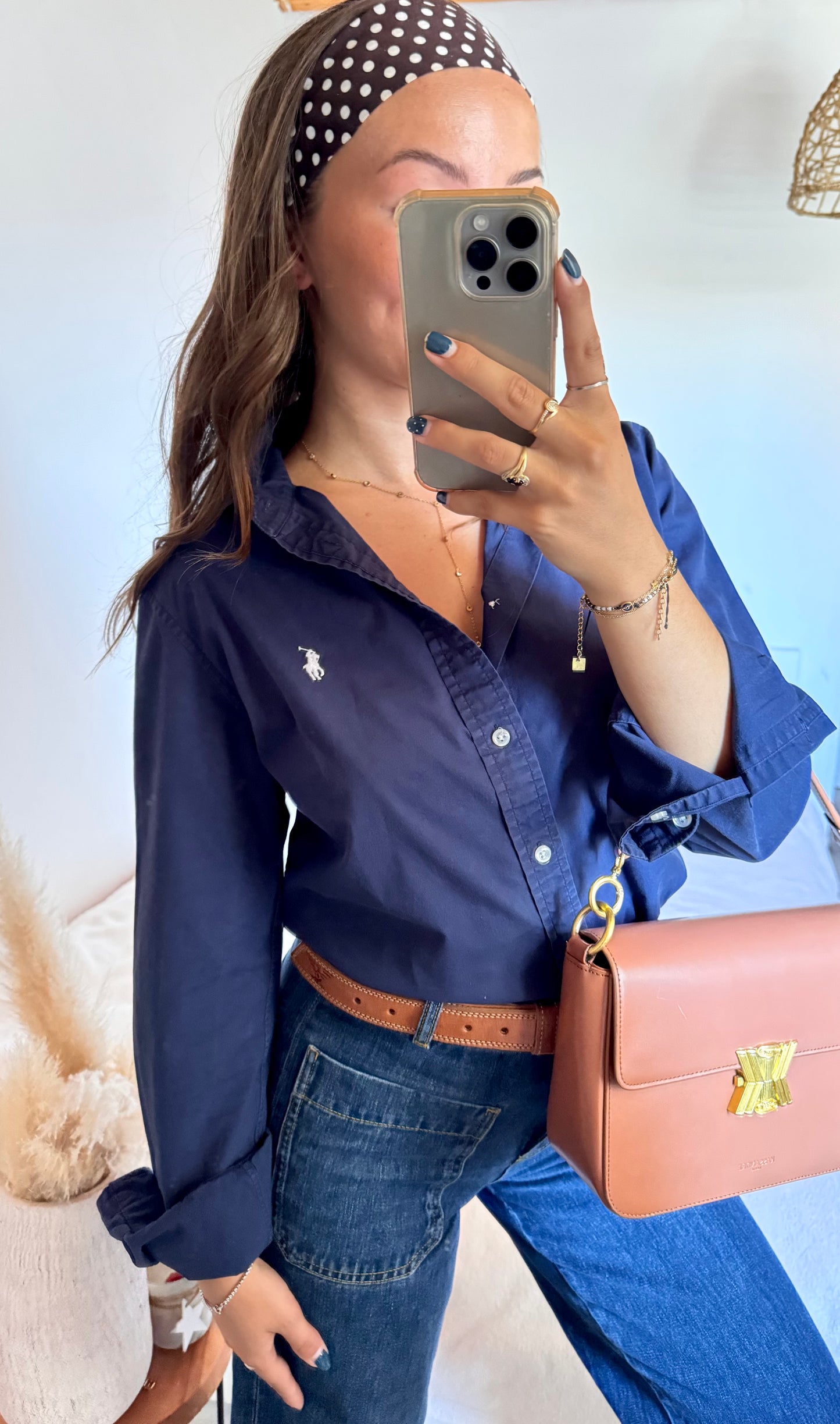 Chemise bleu marine Ralph Lauren - XS