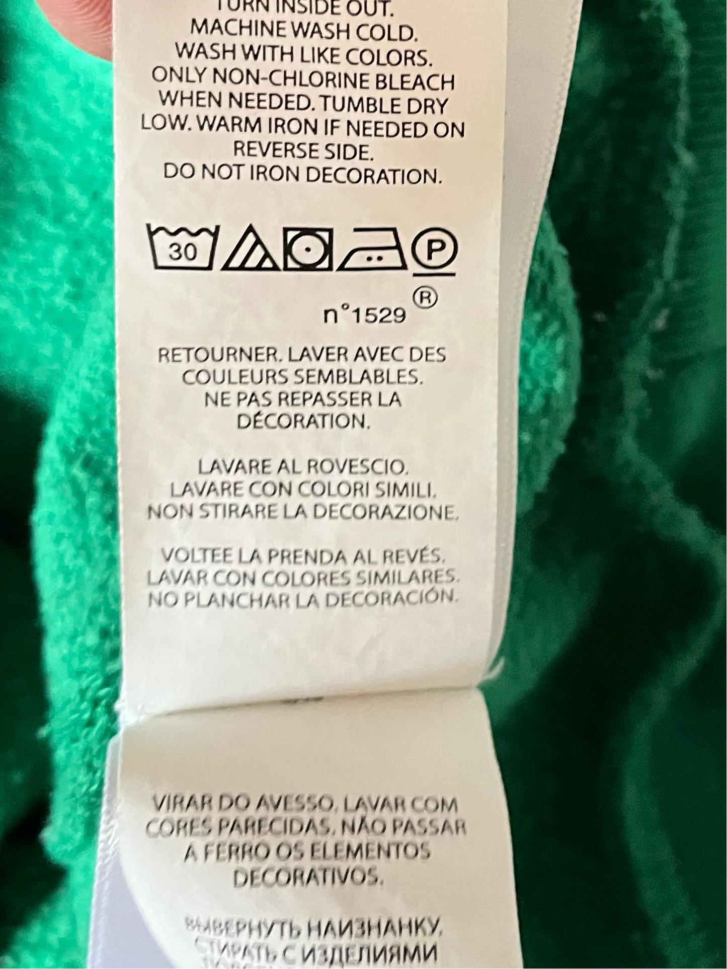 Sweat à capuche vert Ralph Lauren - S