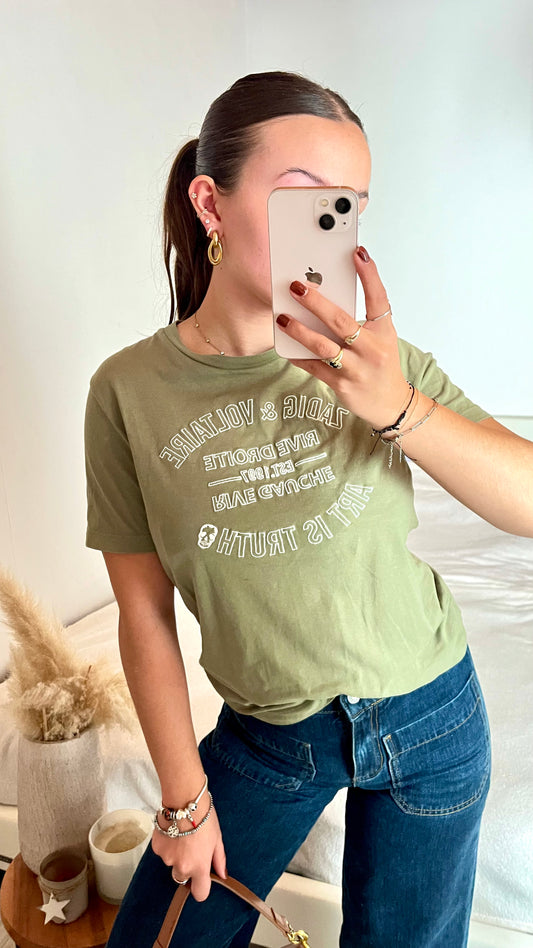T-shirt kaki Zadig & Voltaire - XS