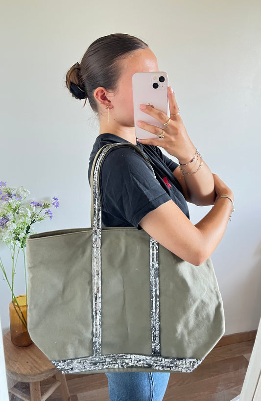 Sac cabas vert Vanessa Bruno - Grand format