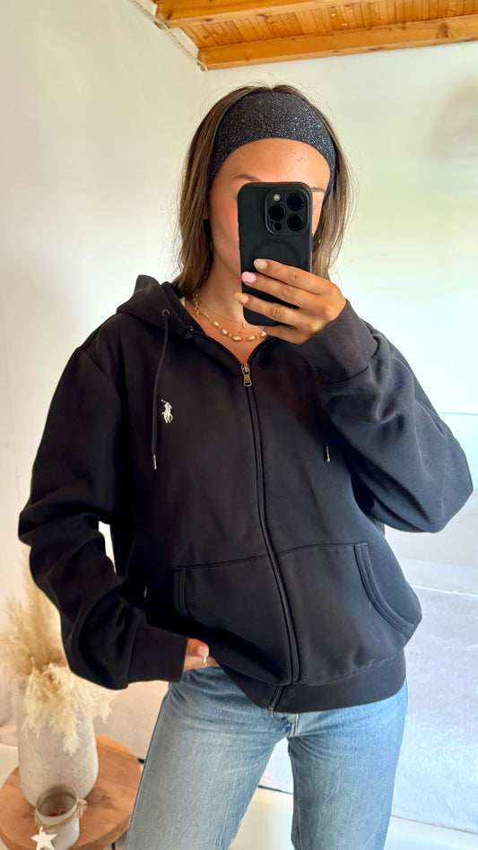 Veste à capuche noire Ralph Lauren - M unisex