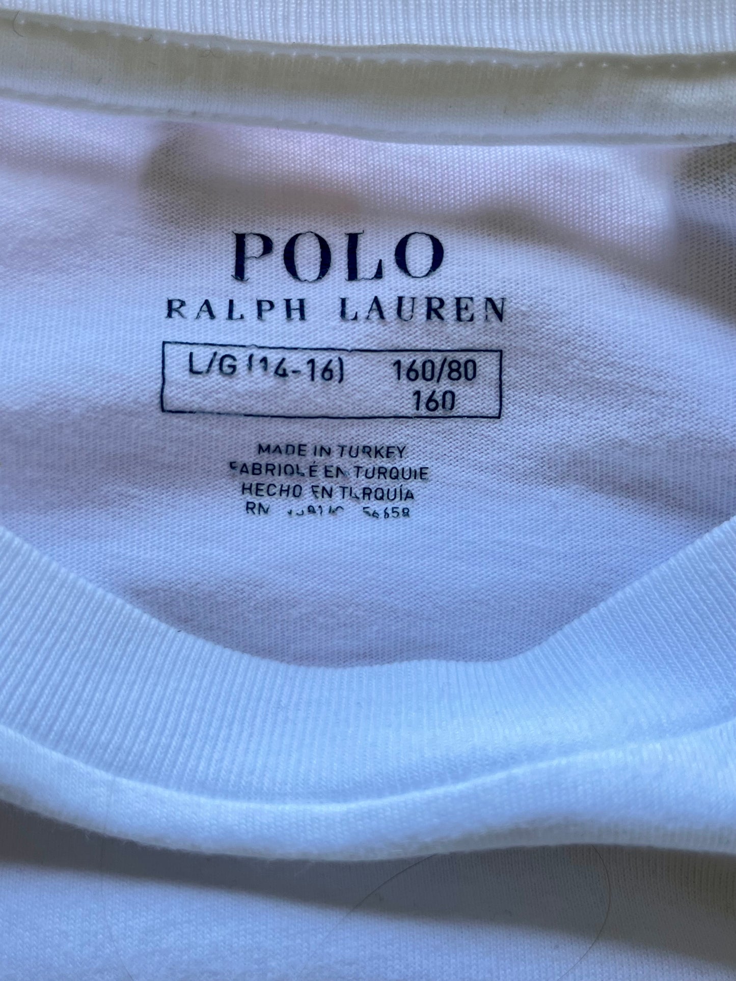 T-shirt blanc nounours Ralph Lauren - S