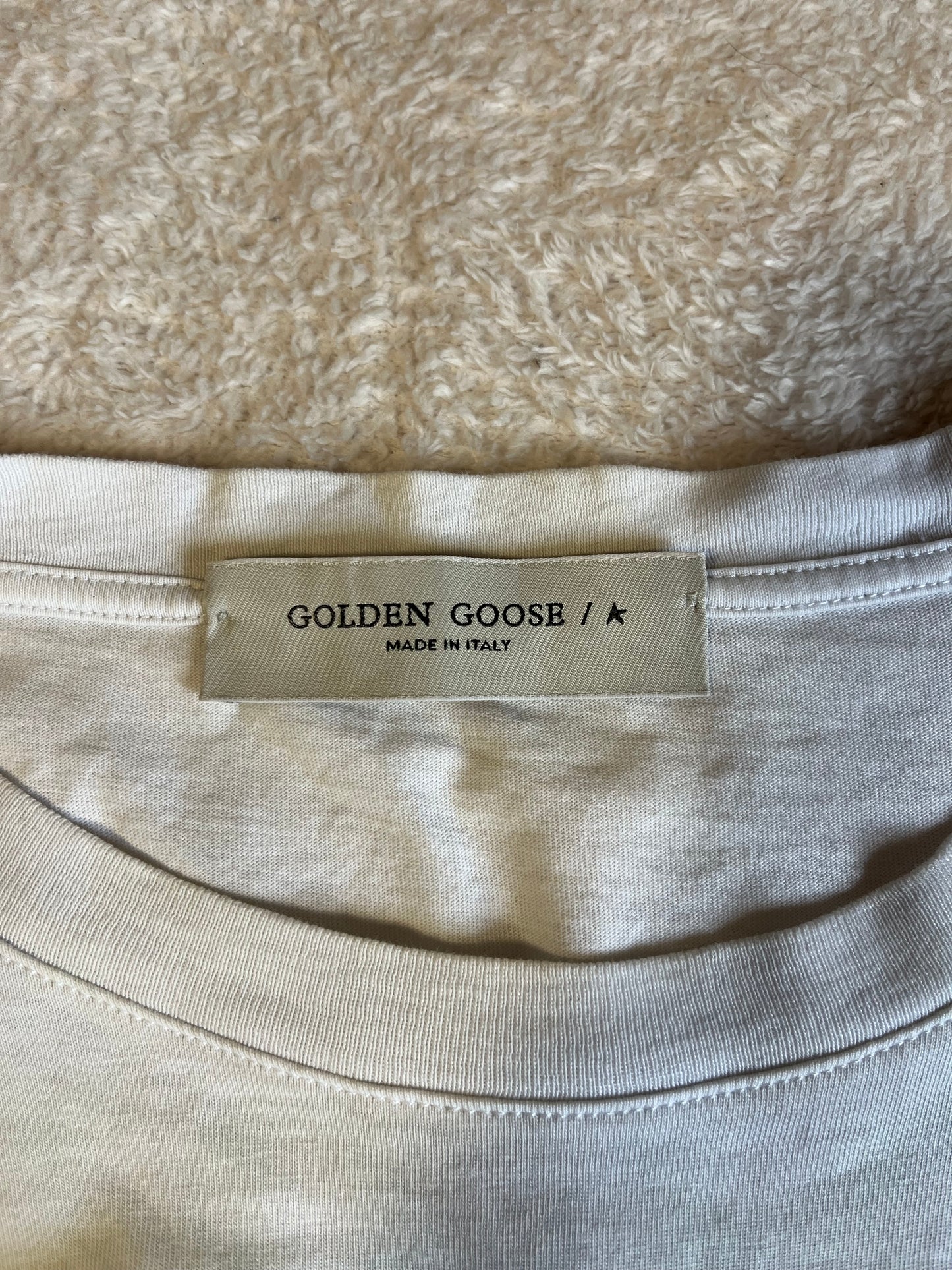 T-shirt blanc Golden Goose - M