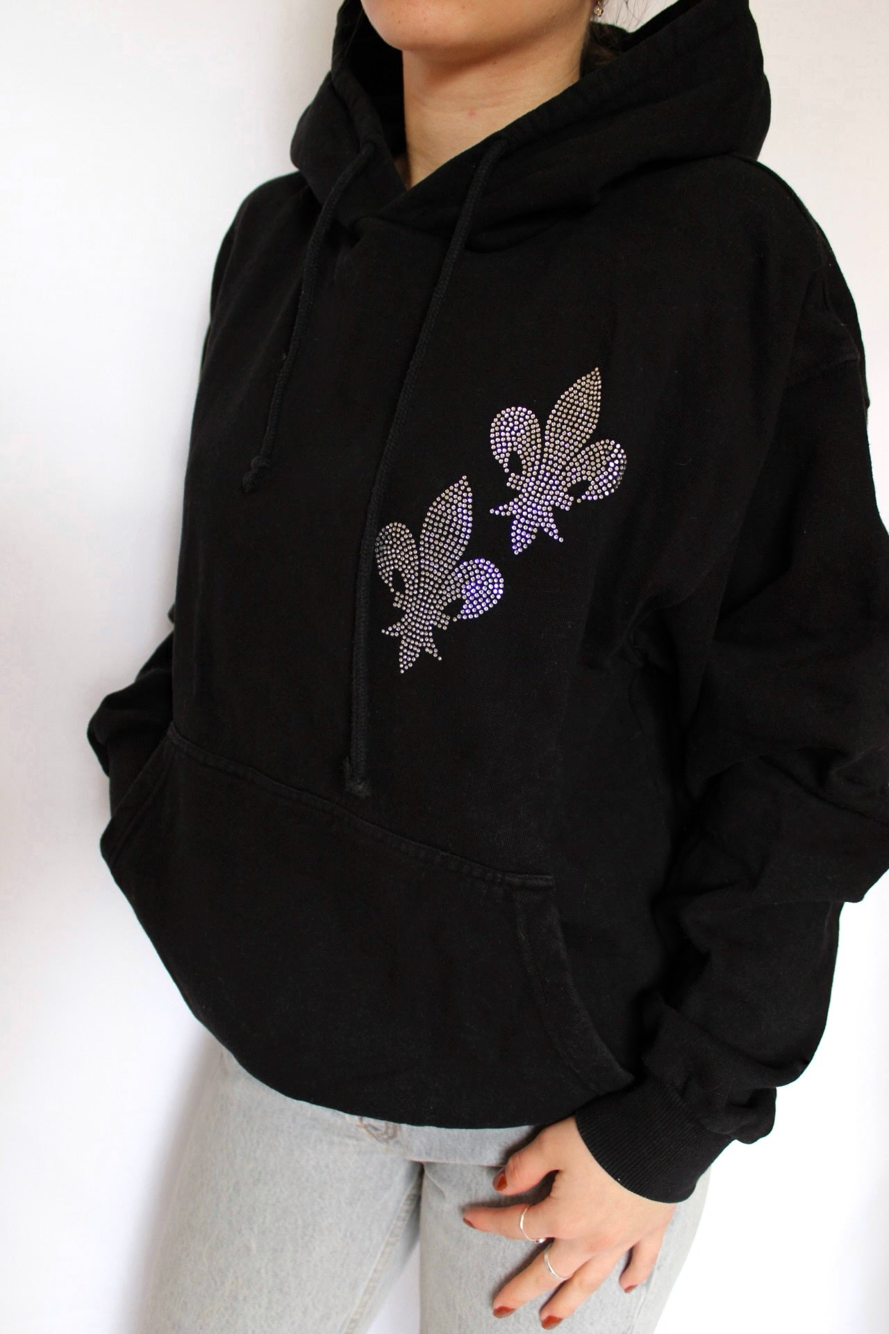 Sweat à capuche pailleté oversized Eleven Paris - XS