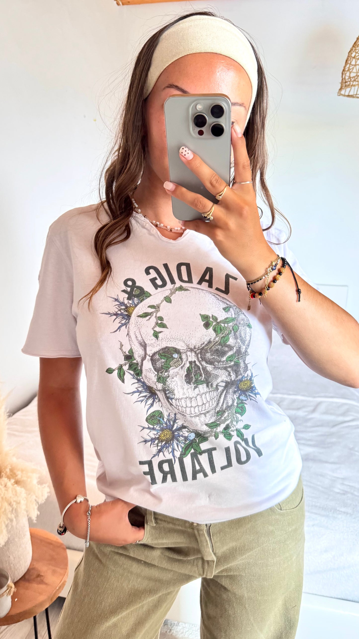 T-shirt blanc Zadig & Voltaire - S