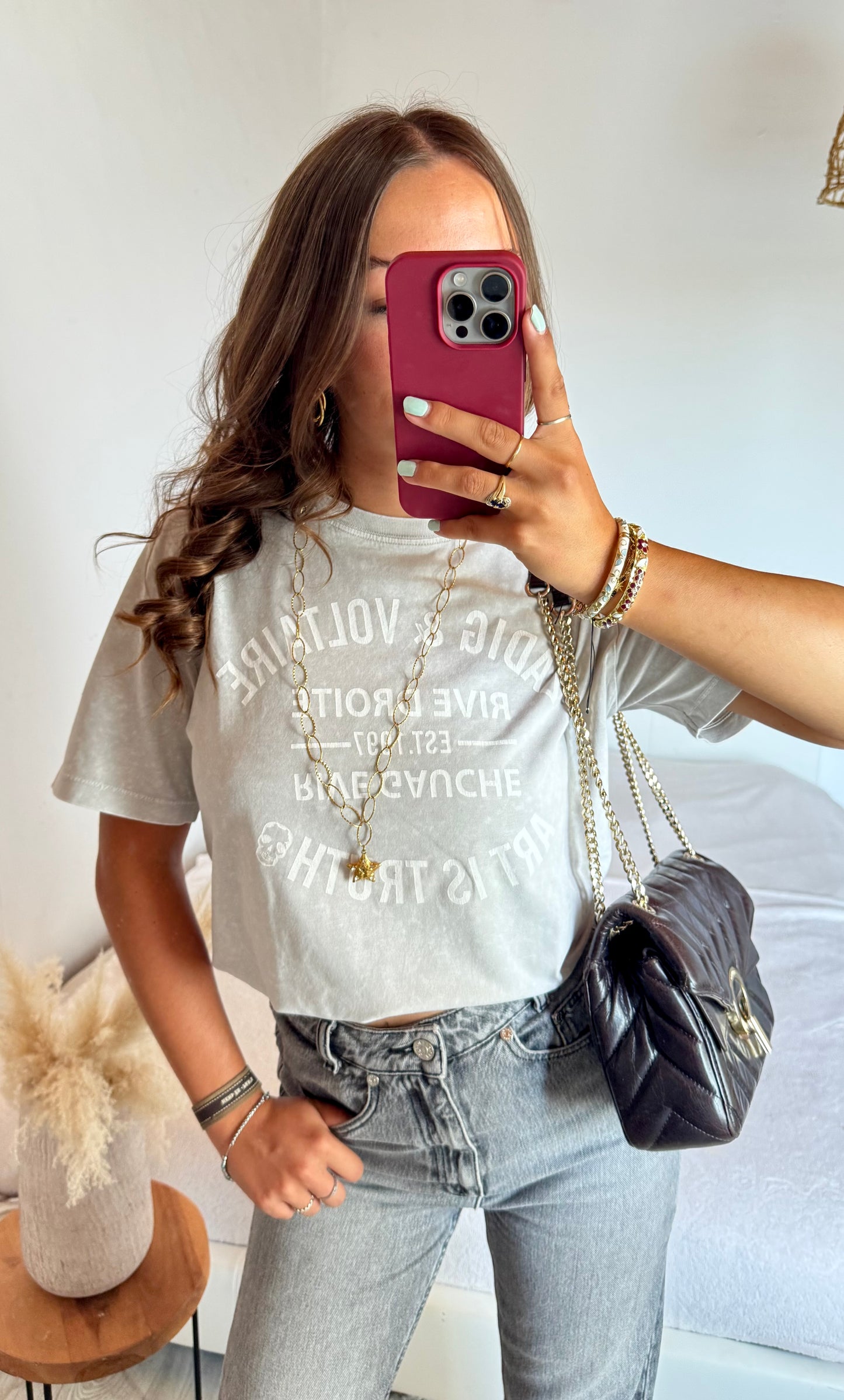 T-shirt gris Zadig & Voltaire - M