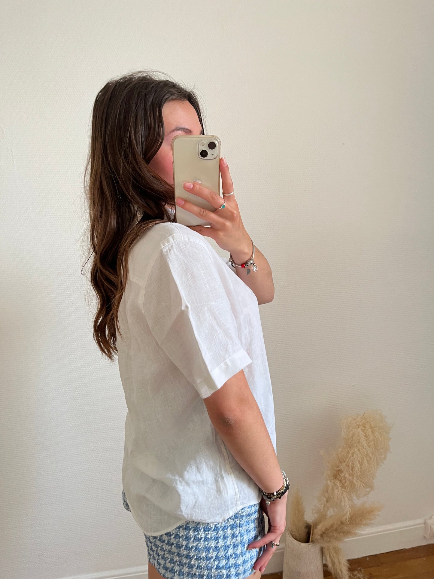 Chemise blanche en lin Ralph Lauren - M