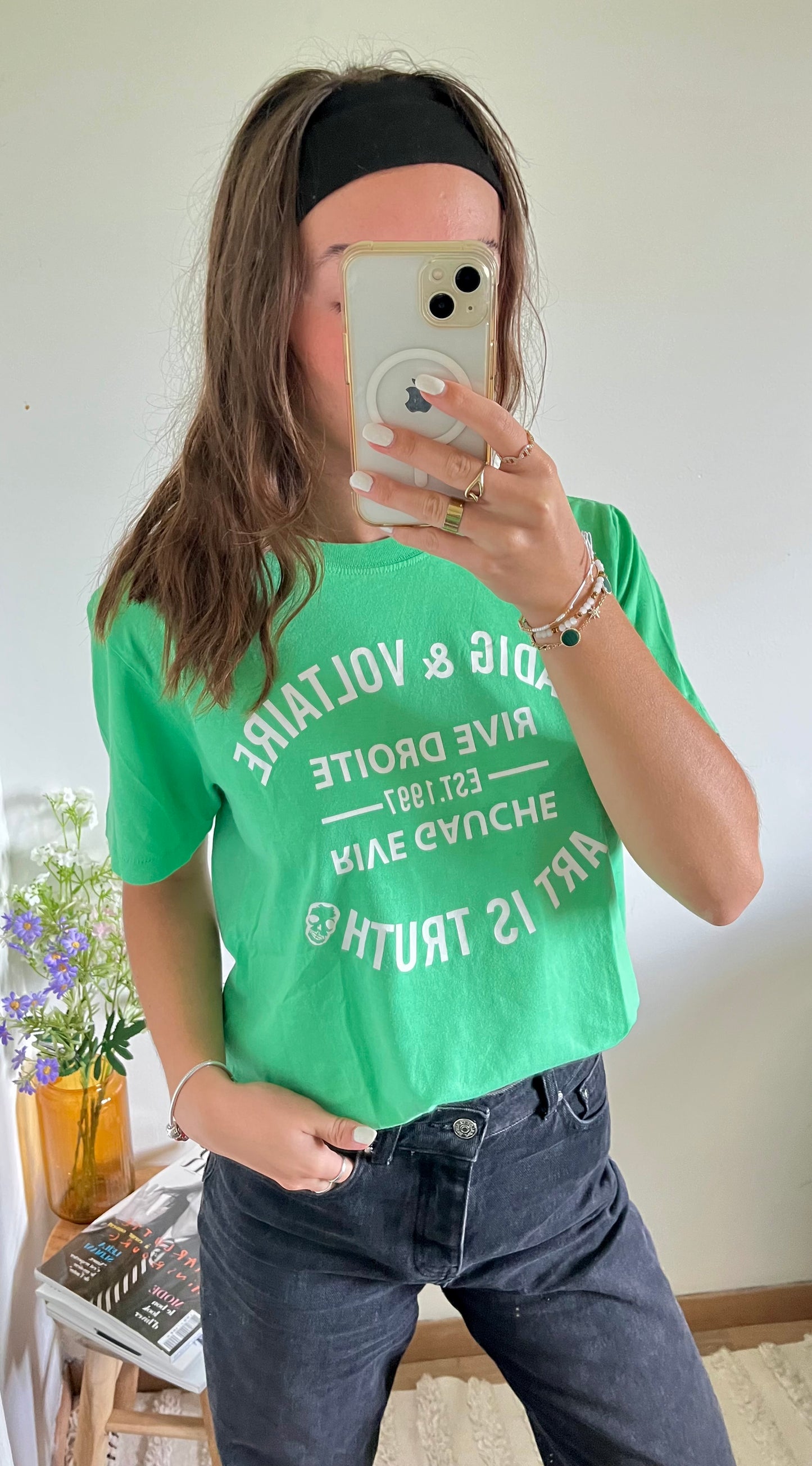 T-shirt vert Zadig & Voltaire - M