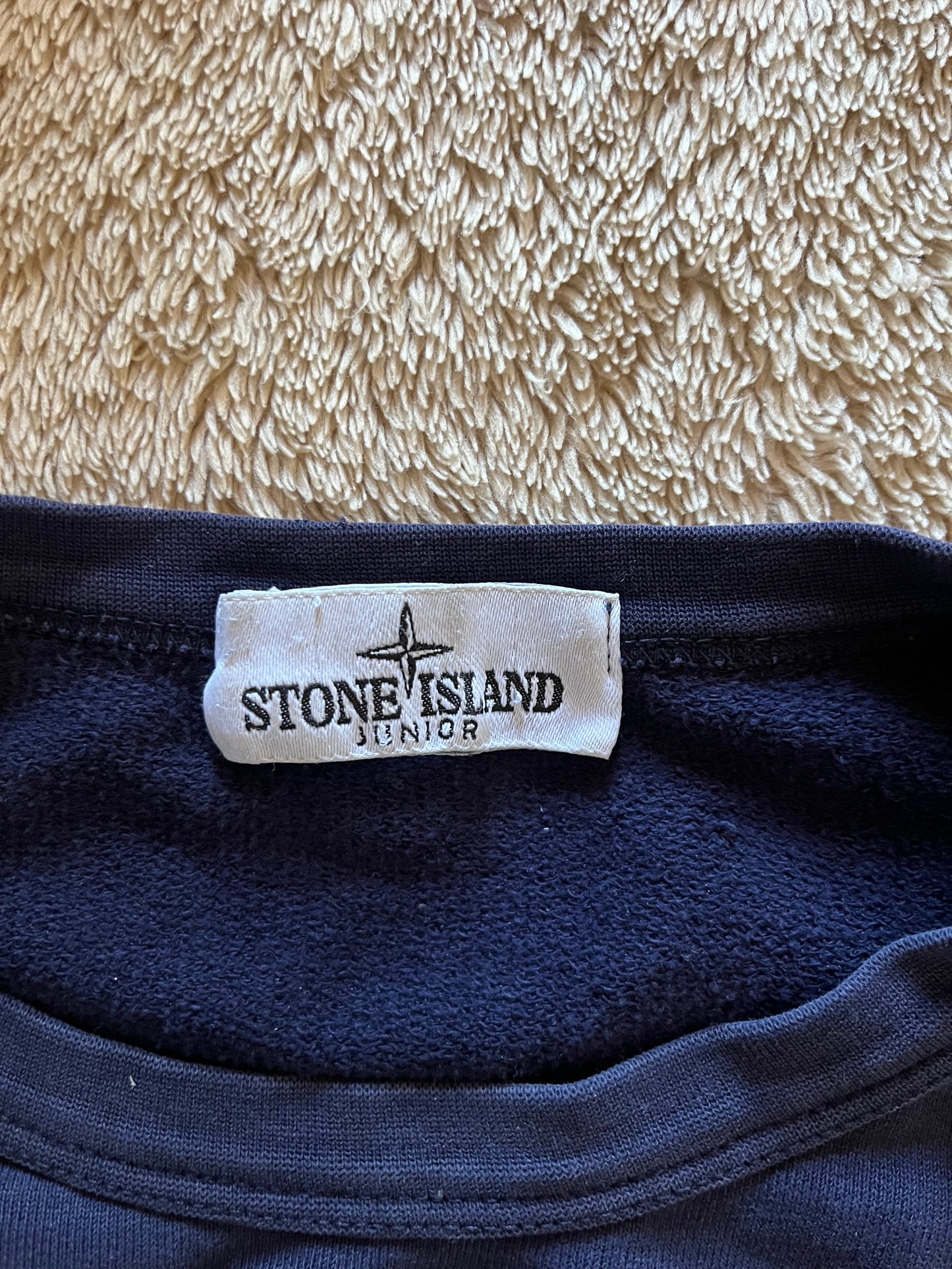 Pull bleu marine Stone Island - M