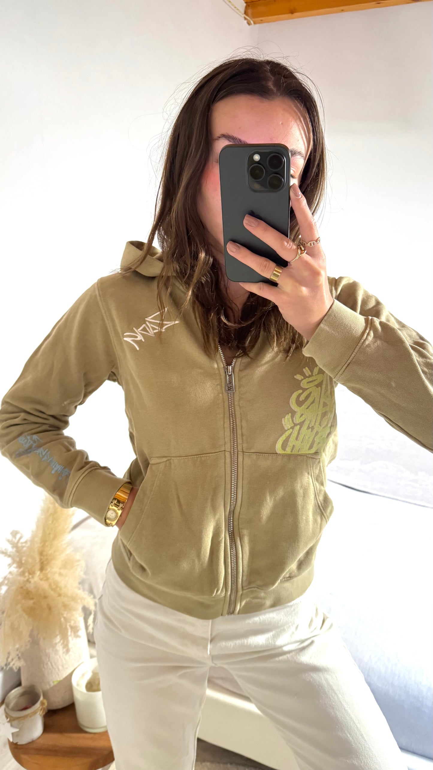 Veste à capuche kaki Zadig & Voltaire - XS