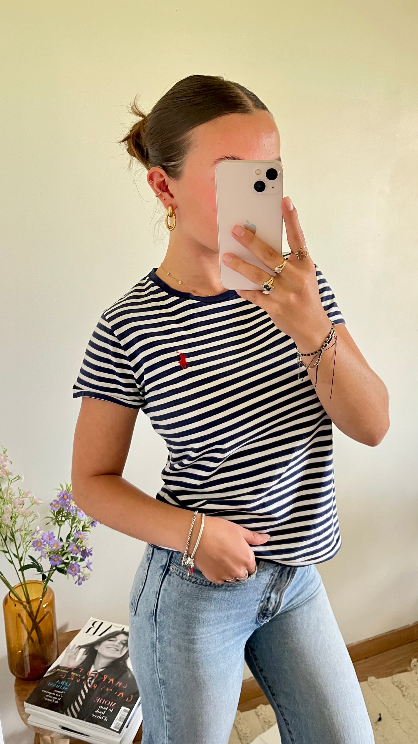 T-shirt marinière Ralph Lauren - S