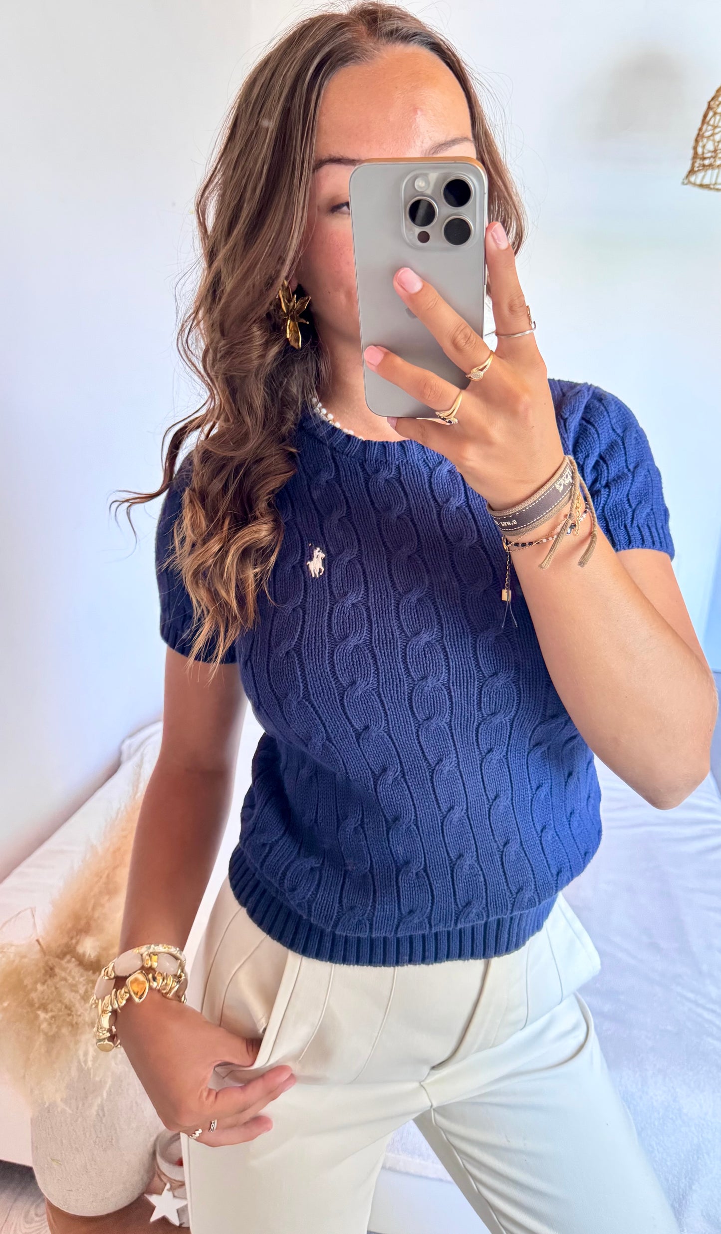 T-shirt torsadé Old Money Ralph Lauren - S