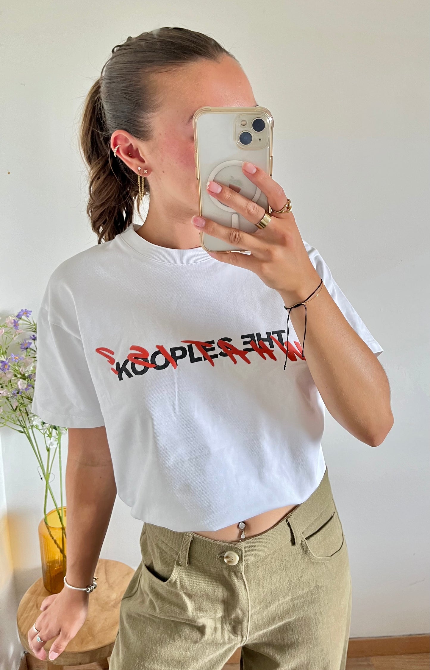 T-shirt What is The Kooples blanc - L