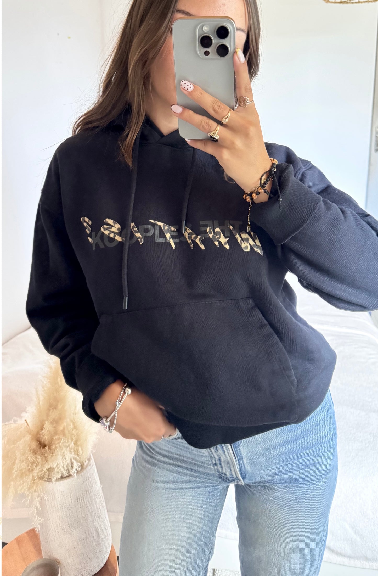 Sweat à capuche léopard The Kooples - S