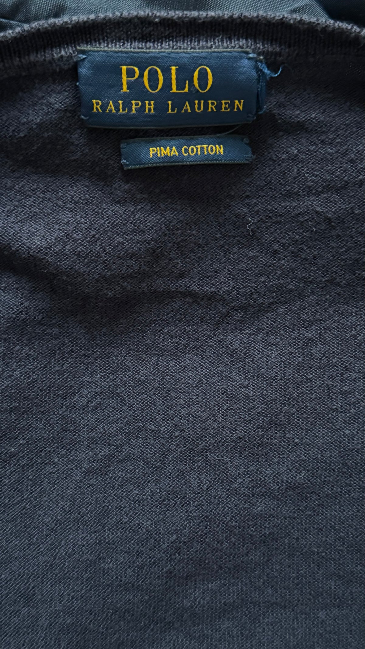 Pull col V marine Ralph Lauren - L