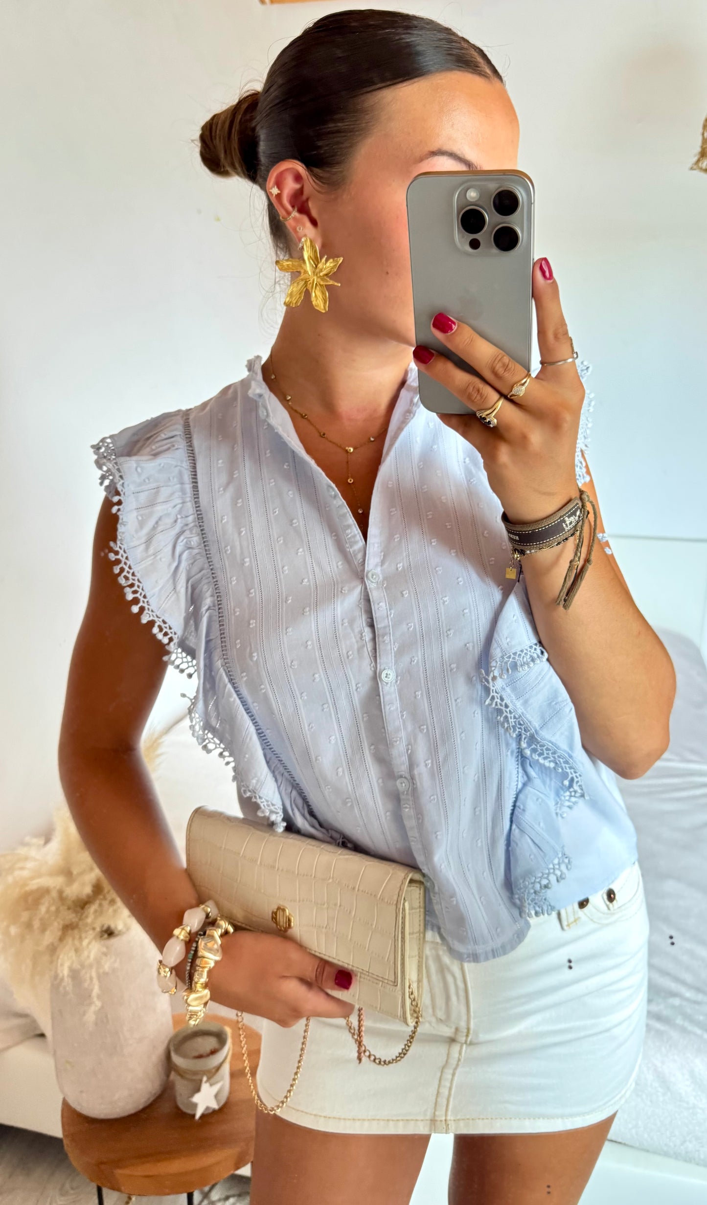 Blouse bleu ciel Zadig & Voltaire - S