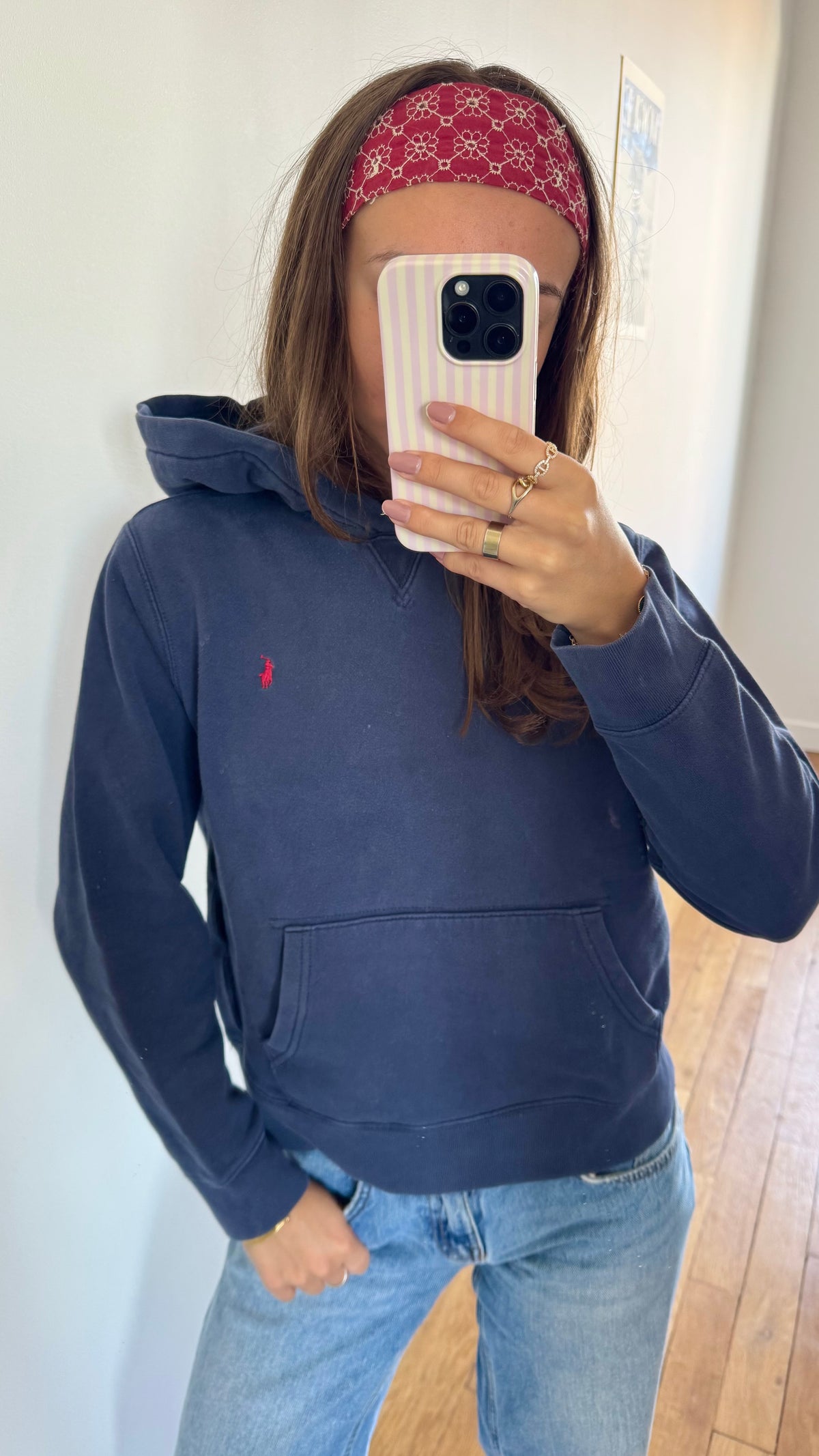 Sweat marine Ralph Lauren - XS