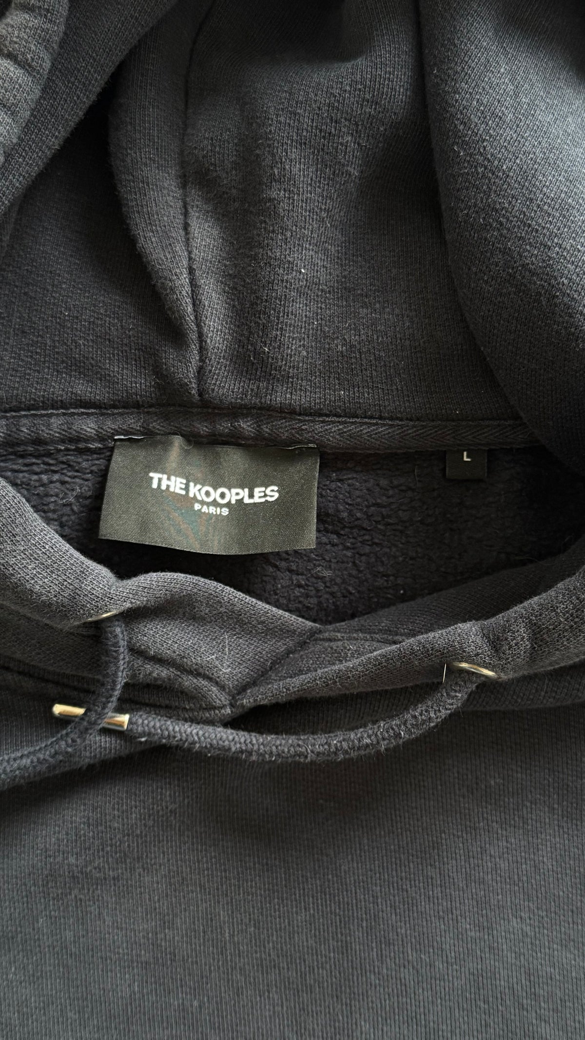 Sweat à capuche noir The Kooples - L