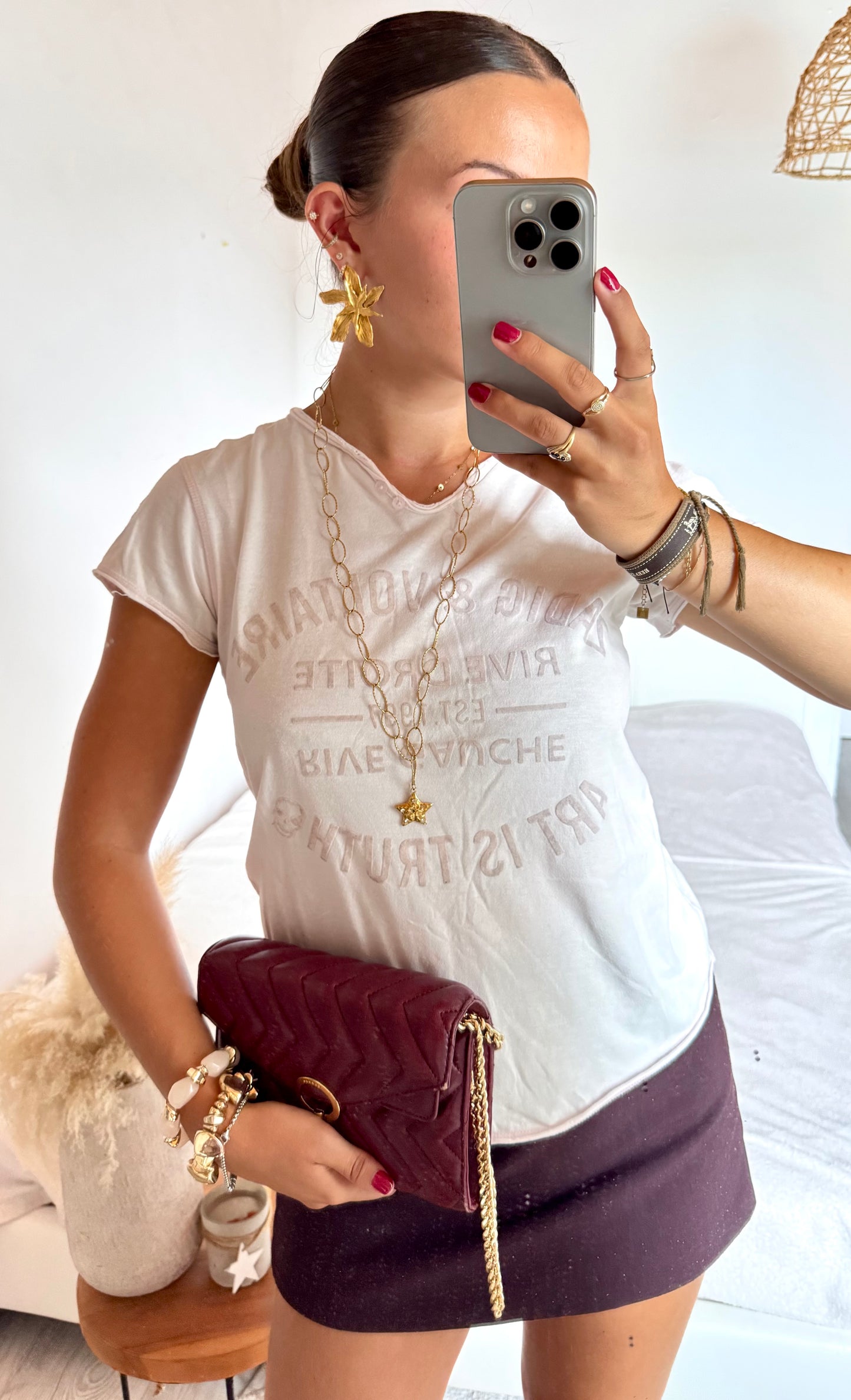 T-shirt rose pastel Zadig & Voltaire - XS