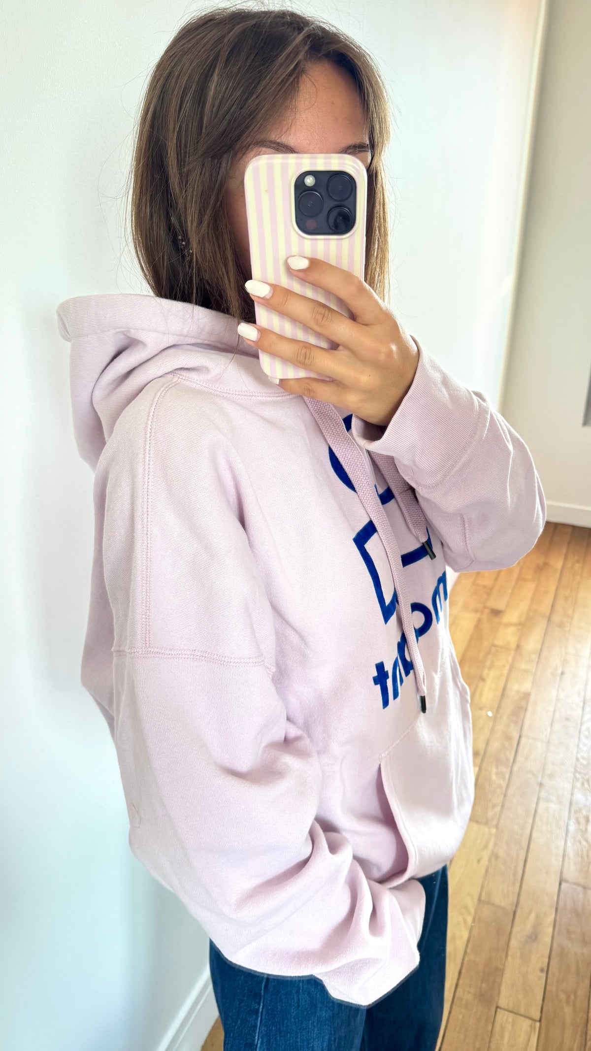 Sweat à capuche rose pastel Isabel Marant - M