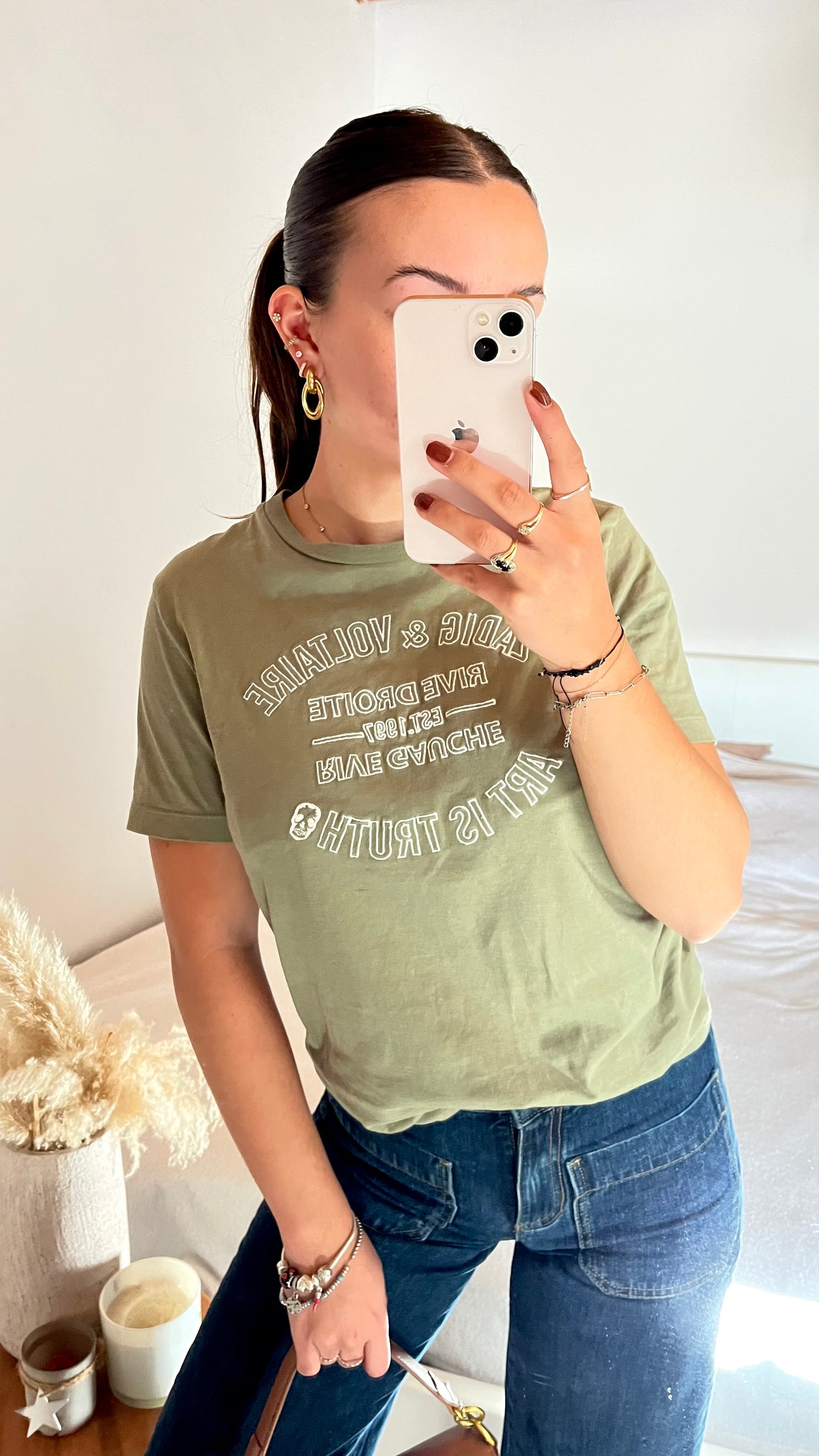 T-shirt kaki Zadig & Voltaire - XS