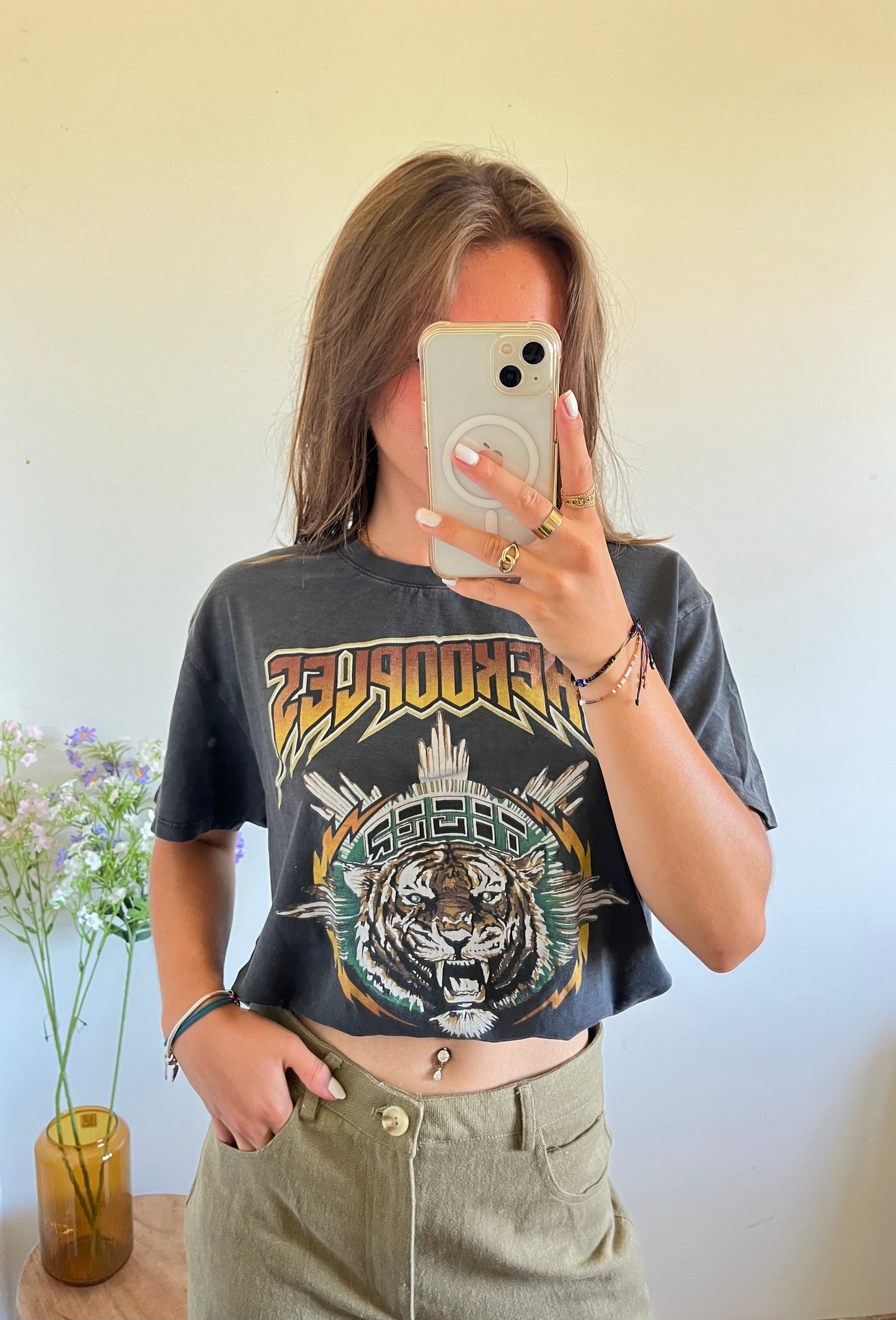 T-shirt noir tigre The Kooples - M