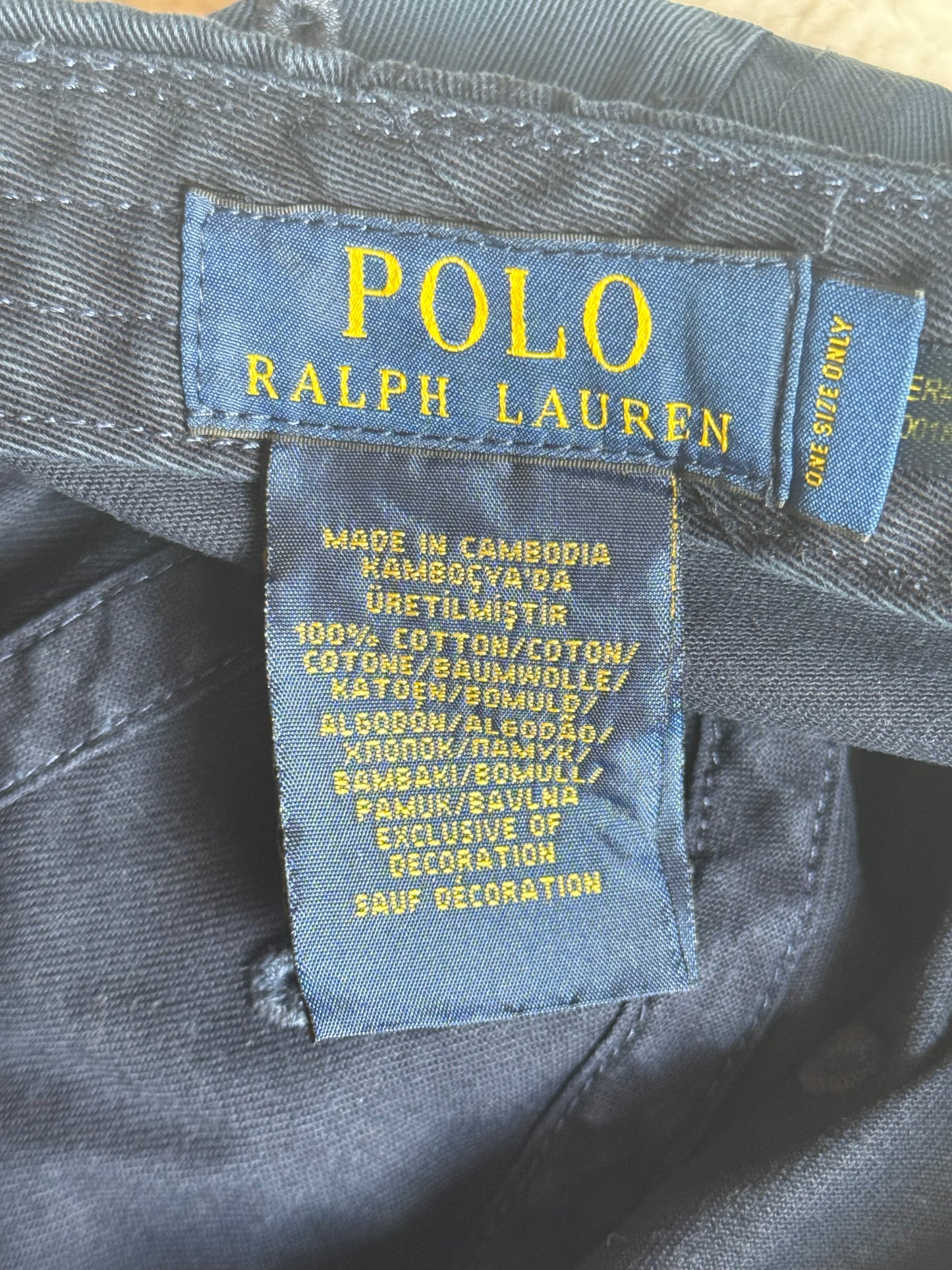 Casquette marine Ralph Lauren - TU