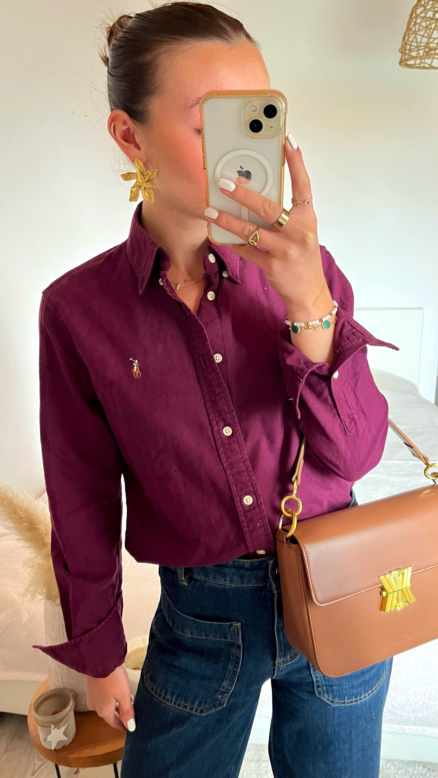Chemise bordeaux Ralph Lauren - L/XL
