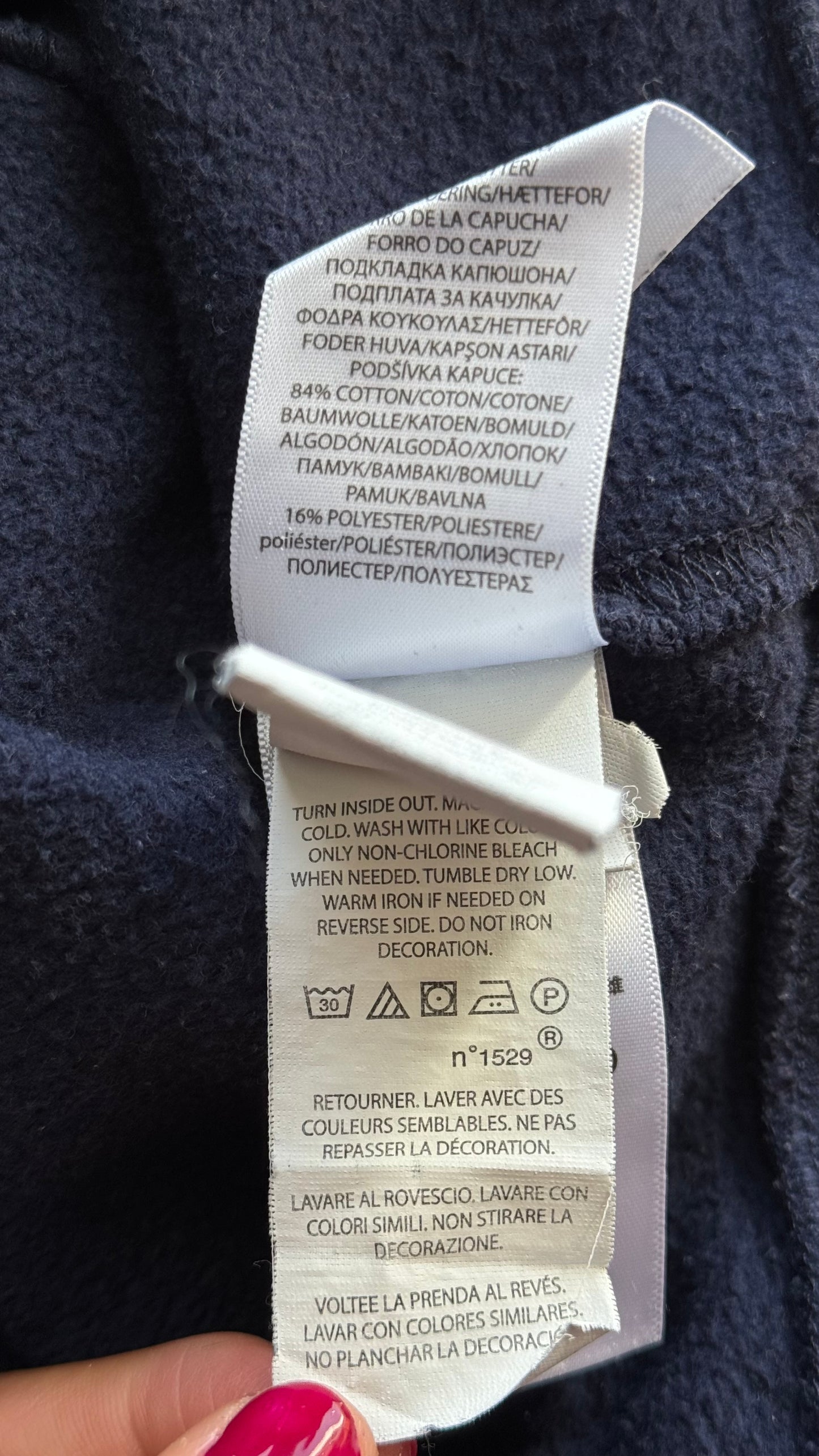 Sweat à capuche marine Ralph Lauren - S