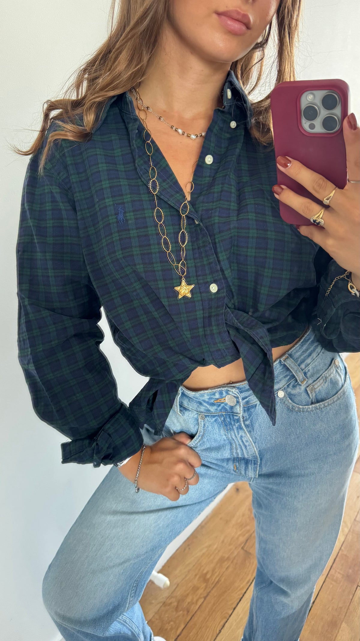 Chemise à carreaux Ralph Lauren - M