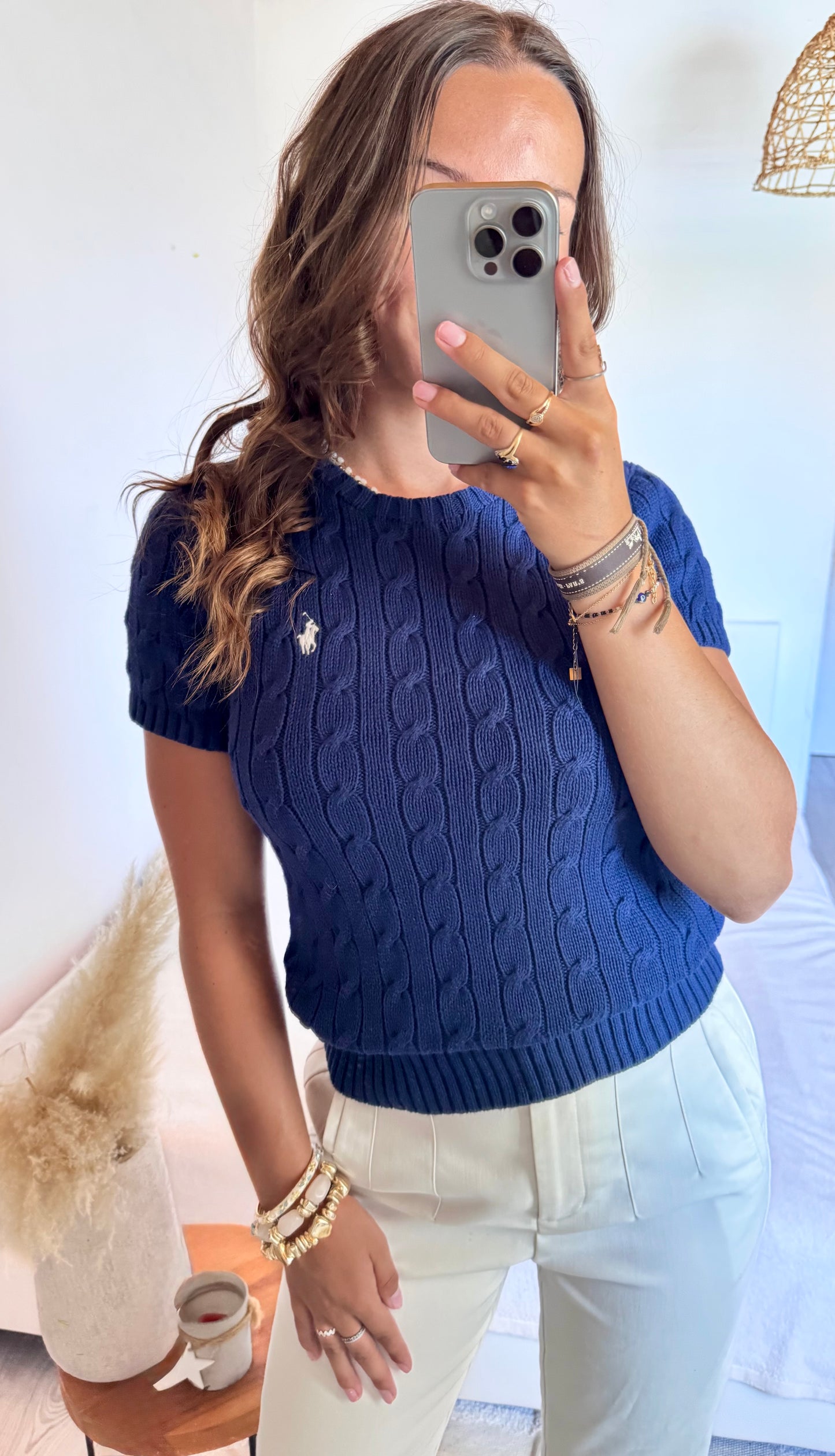 T-shirt torsadé Old Money Ralph Lauren - S