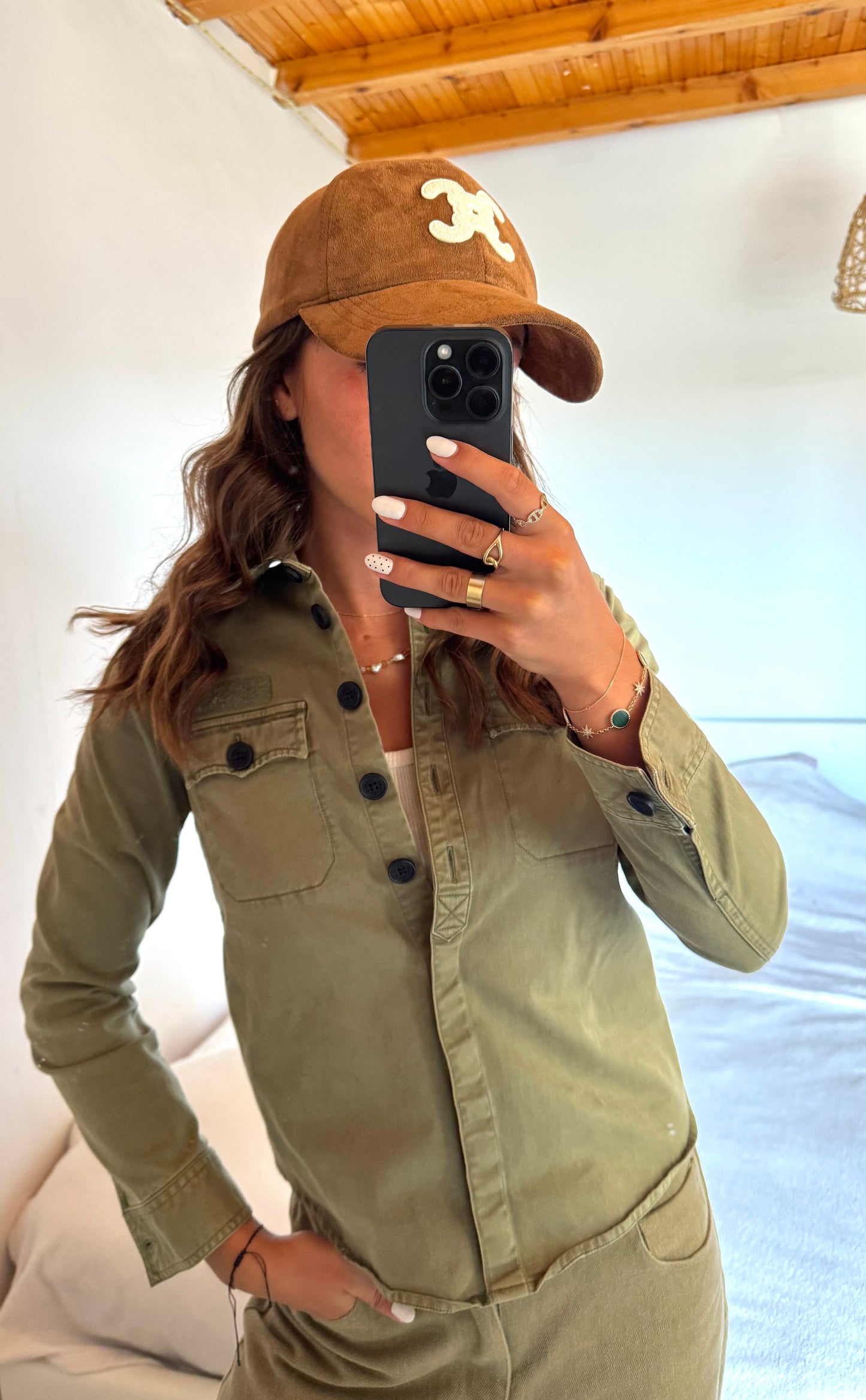 Chemise kaki inscriptions dos Zadig & Voltaire - XS