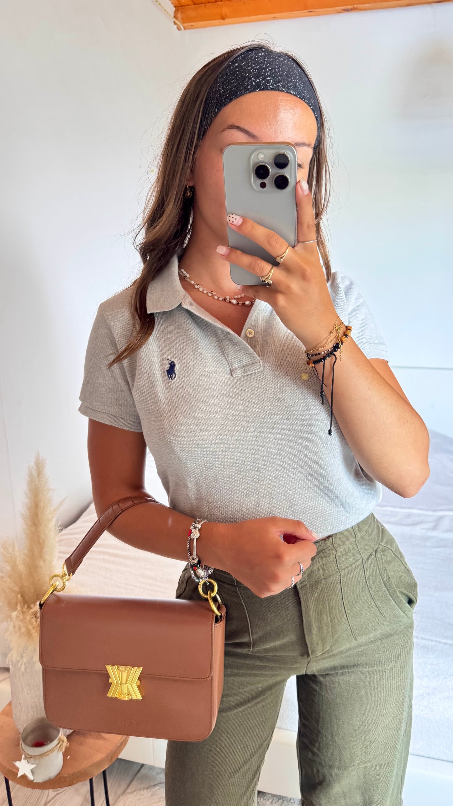 Polo gris Ralph Lauren - S