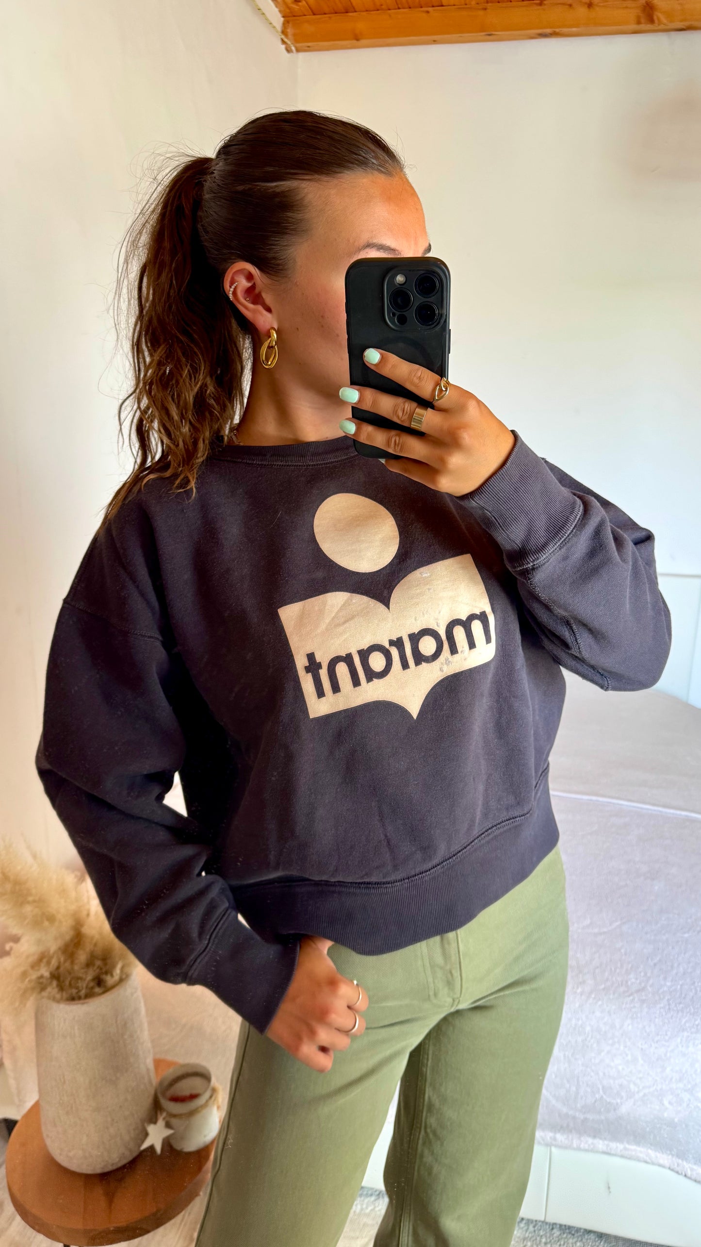 Sweat noir Isabel Marant - S/M