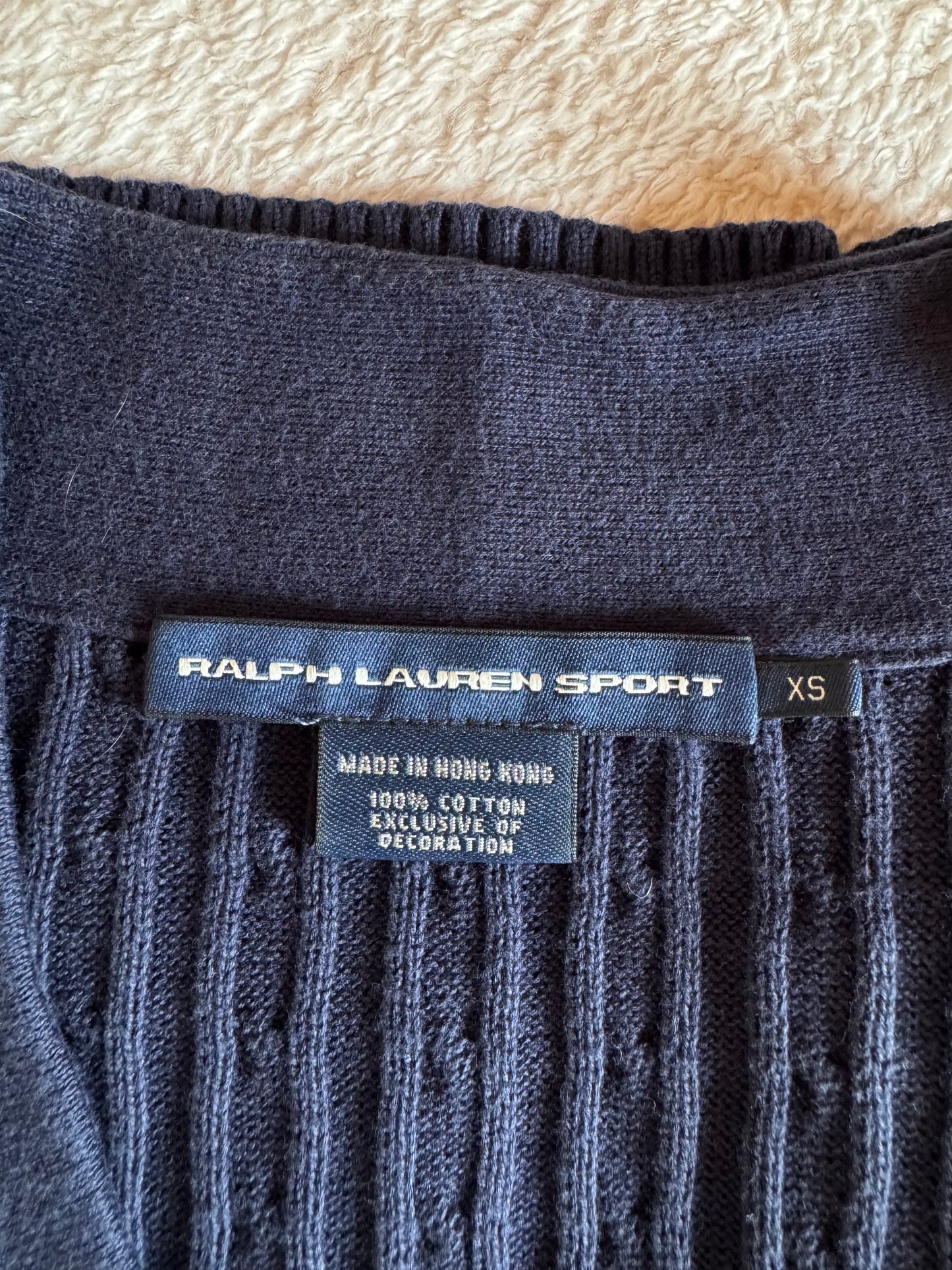 T-shirt torsadé old school Ralph Lauren - XS