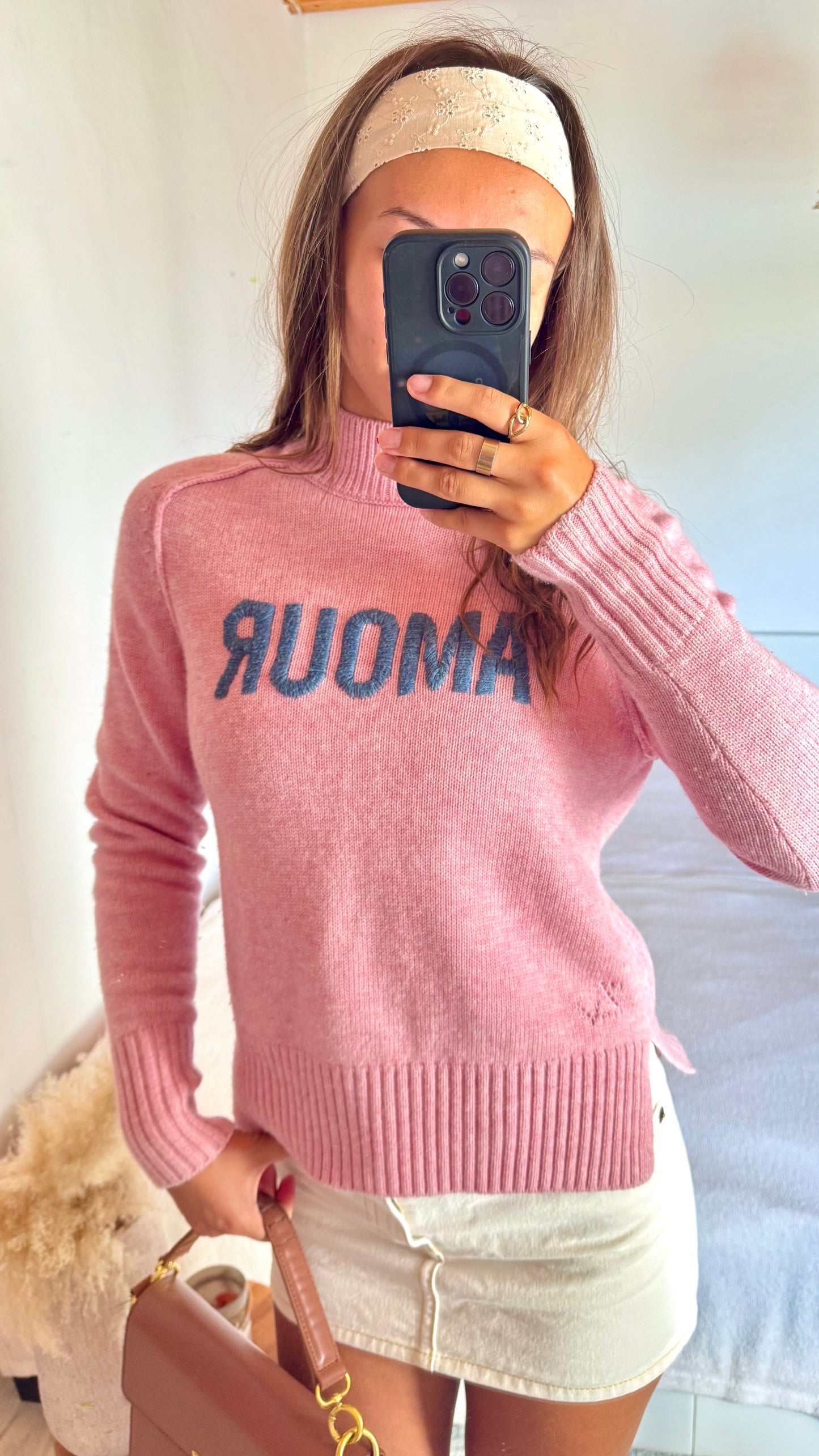 Pull en laine rose Zadig & Voltaire - S