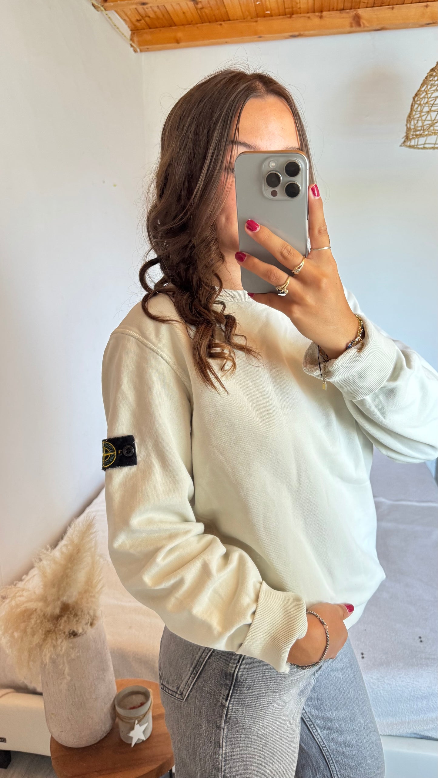 Pull pastel Stone Island - S/M