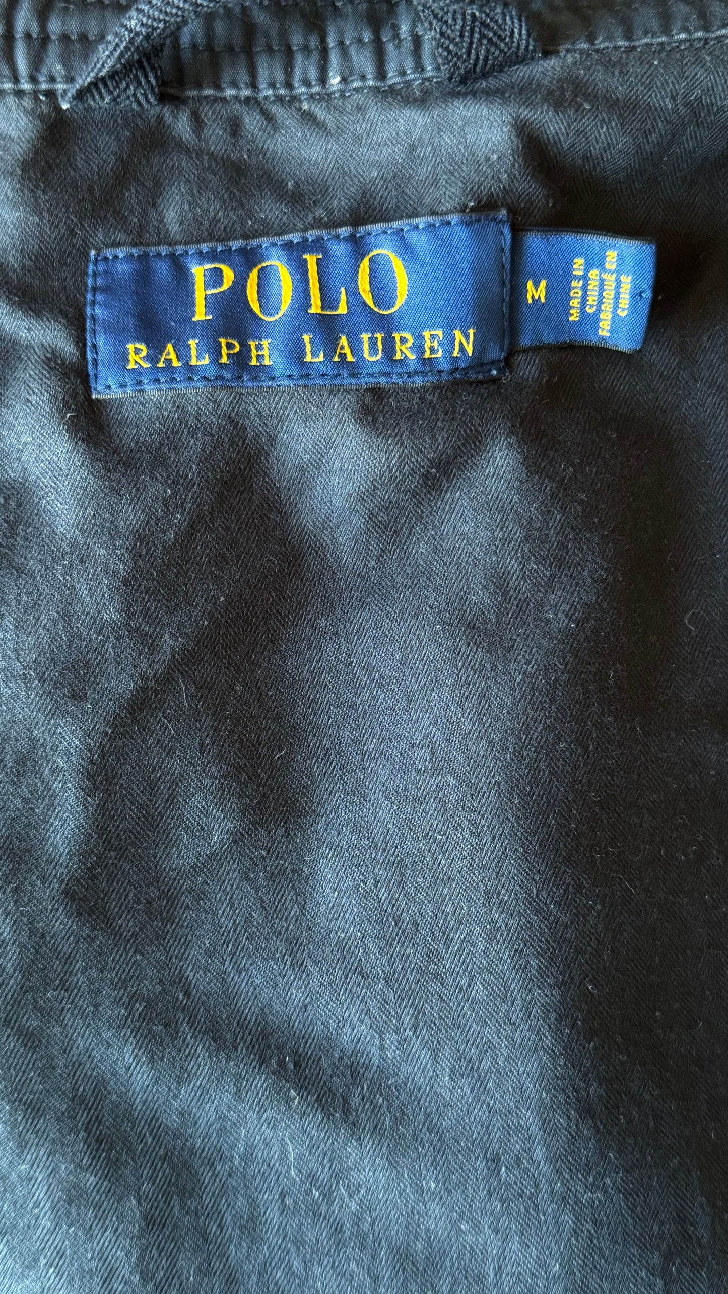 Veste toile de coton marine Ralph Lauren - M homme / M-L femme