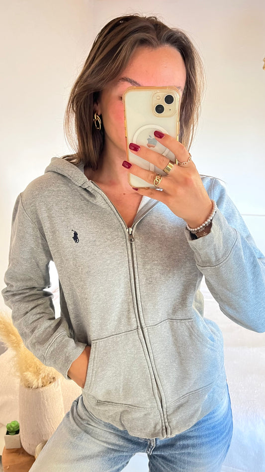 Veste à capuche grise Ralph Lauren - S