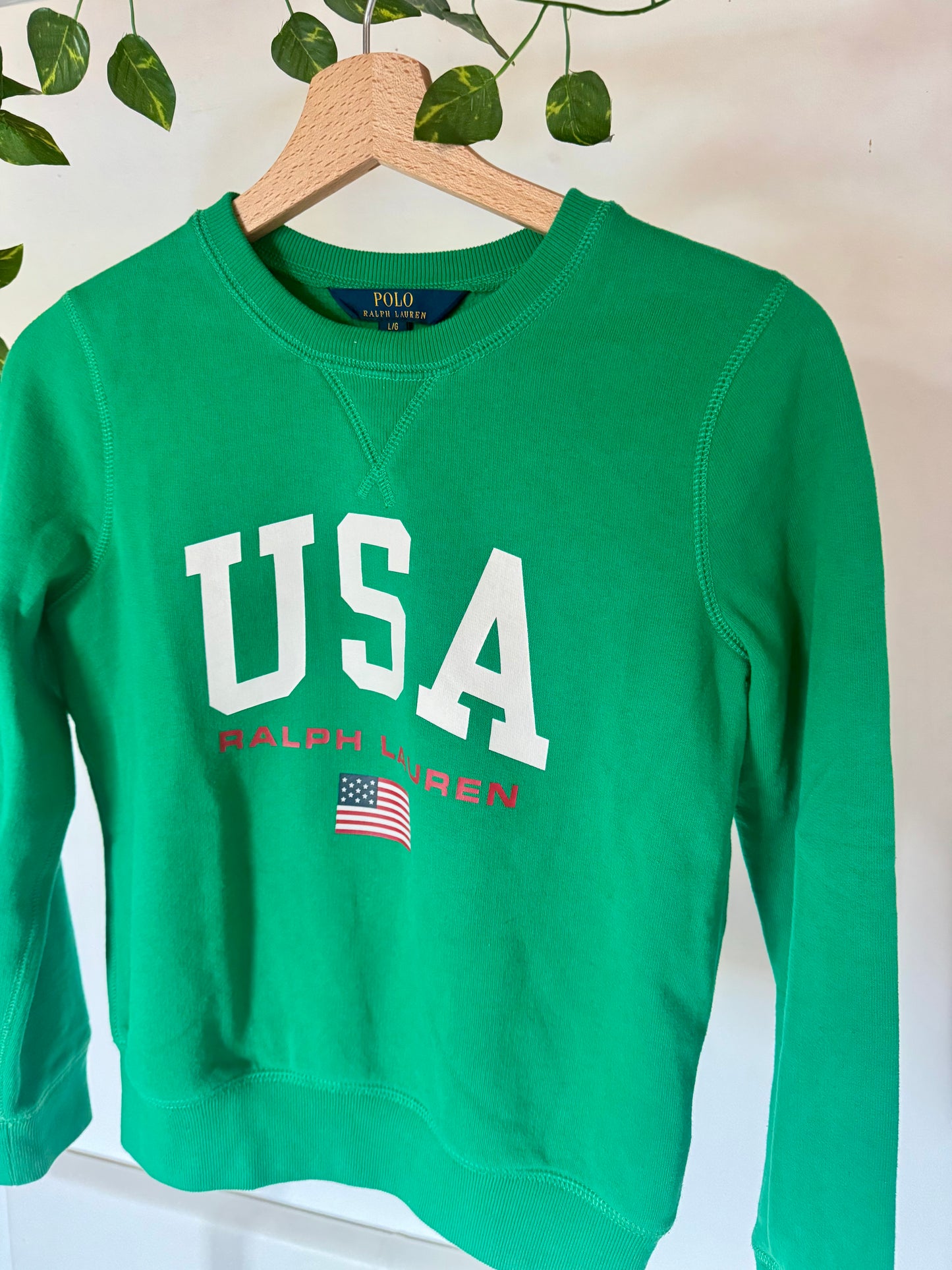Sweat USA American Flag Ralph Lauren - 12/14 ans