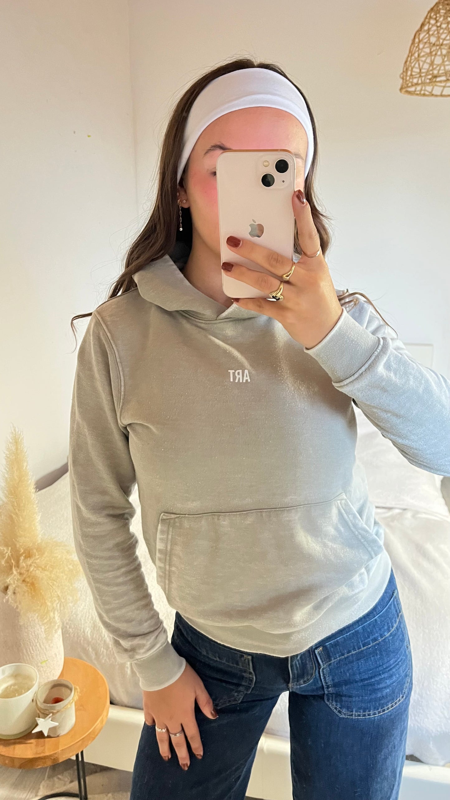 Sweat à capuche gris délavé  Zadig & Voltaire - XS