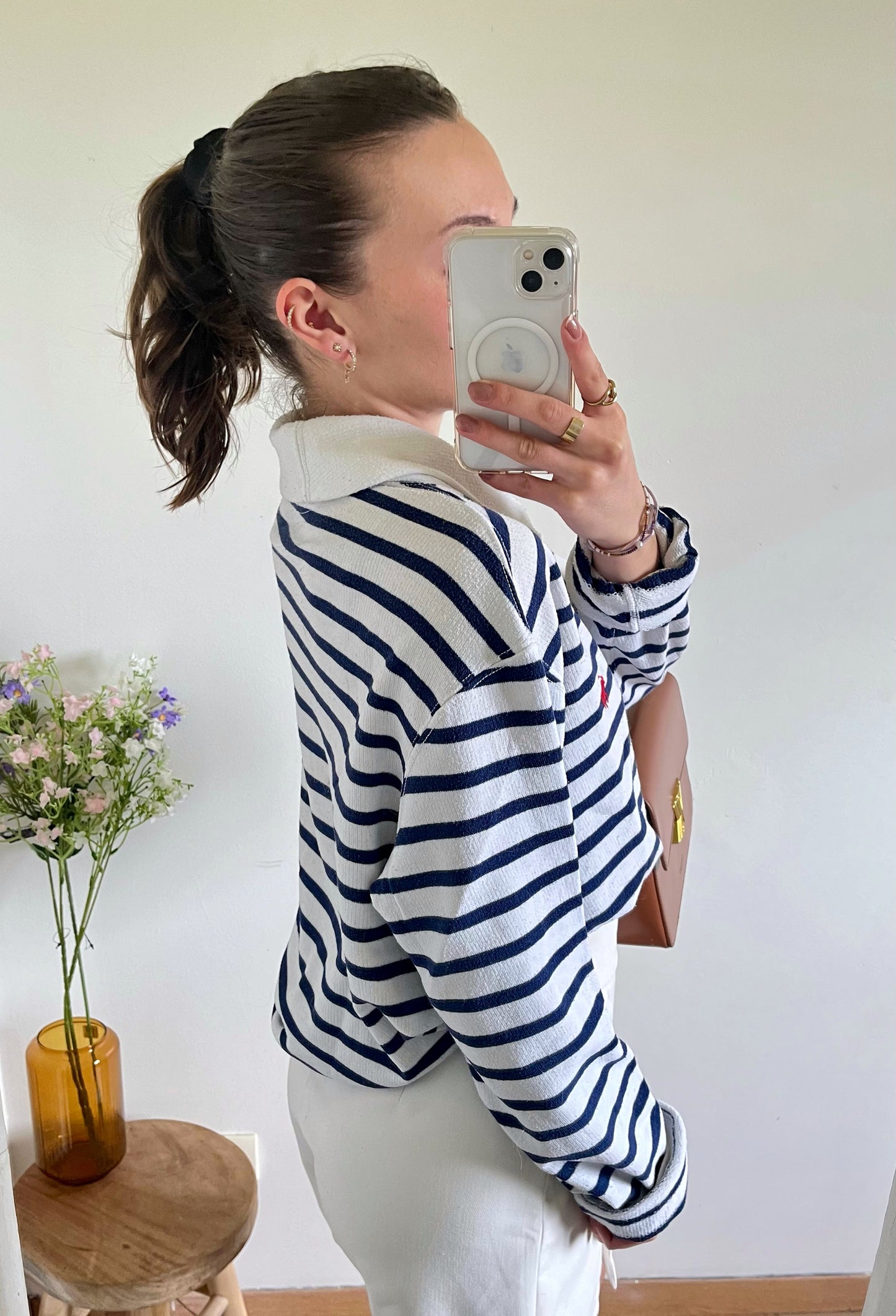 Sweat marinière Ralph Lauren - L