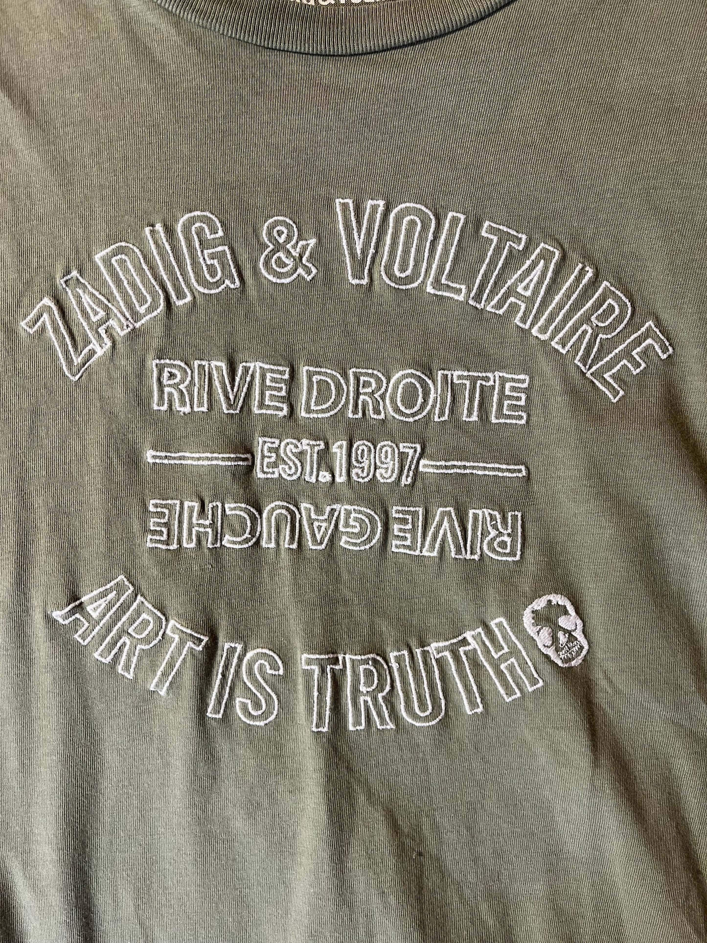 T-shirt kaki Zadig & Voltaire - XS