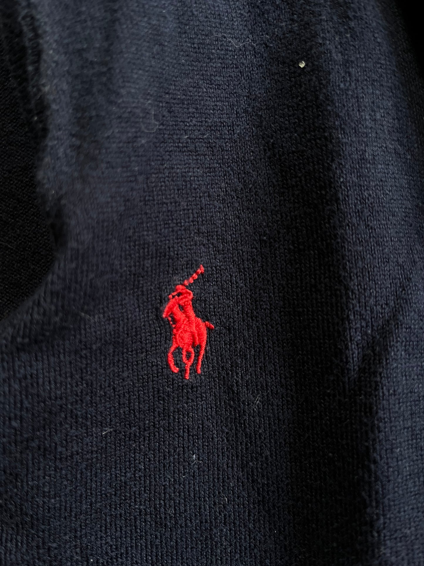 Pull col V bleu marine Ralph Lauren - L/XL