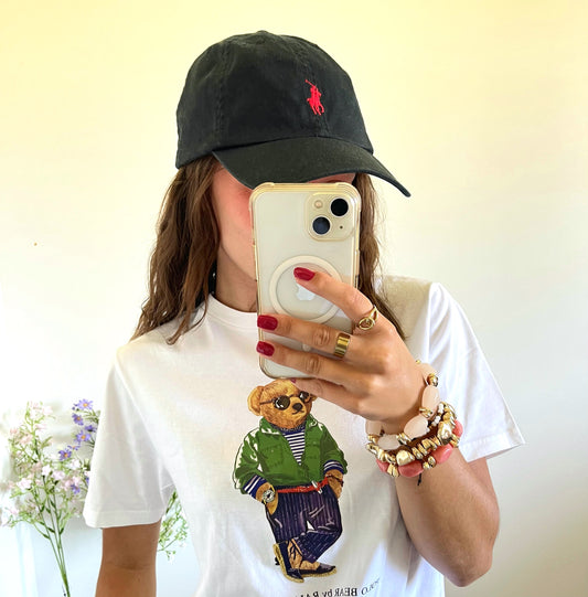 Casquette noire Ralph Lauren - TU