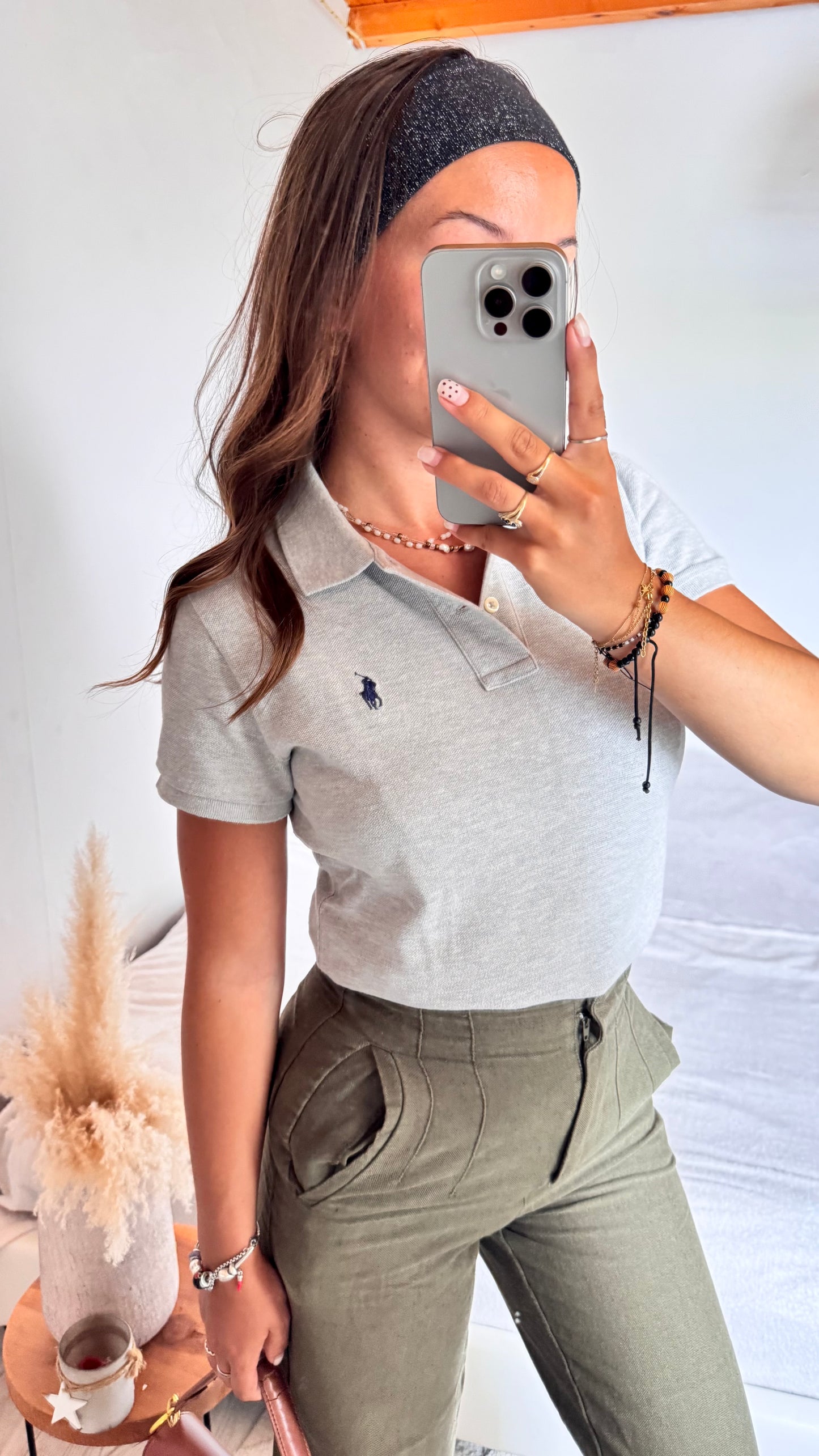 Polo gris Ralph Lauren - S