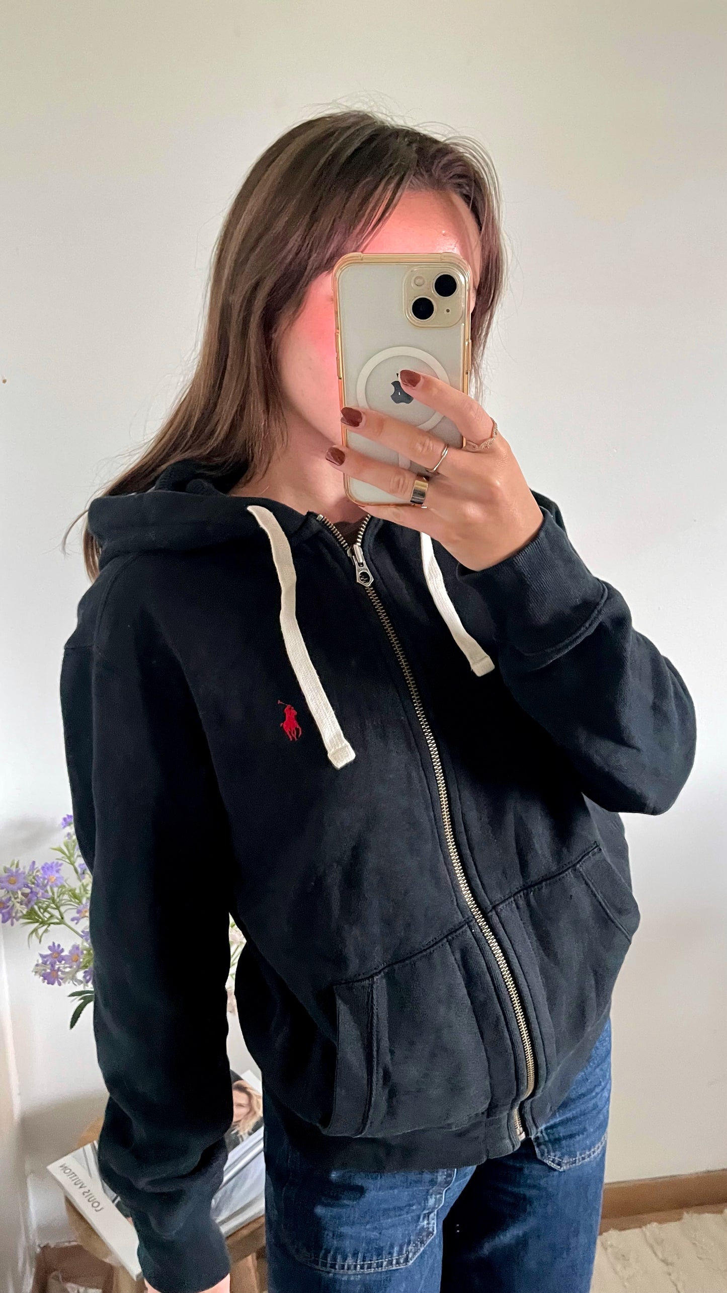 Veste à capuche noire Ralph Lauren - S homme / M femme