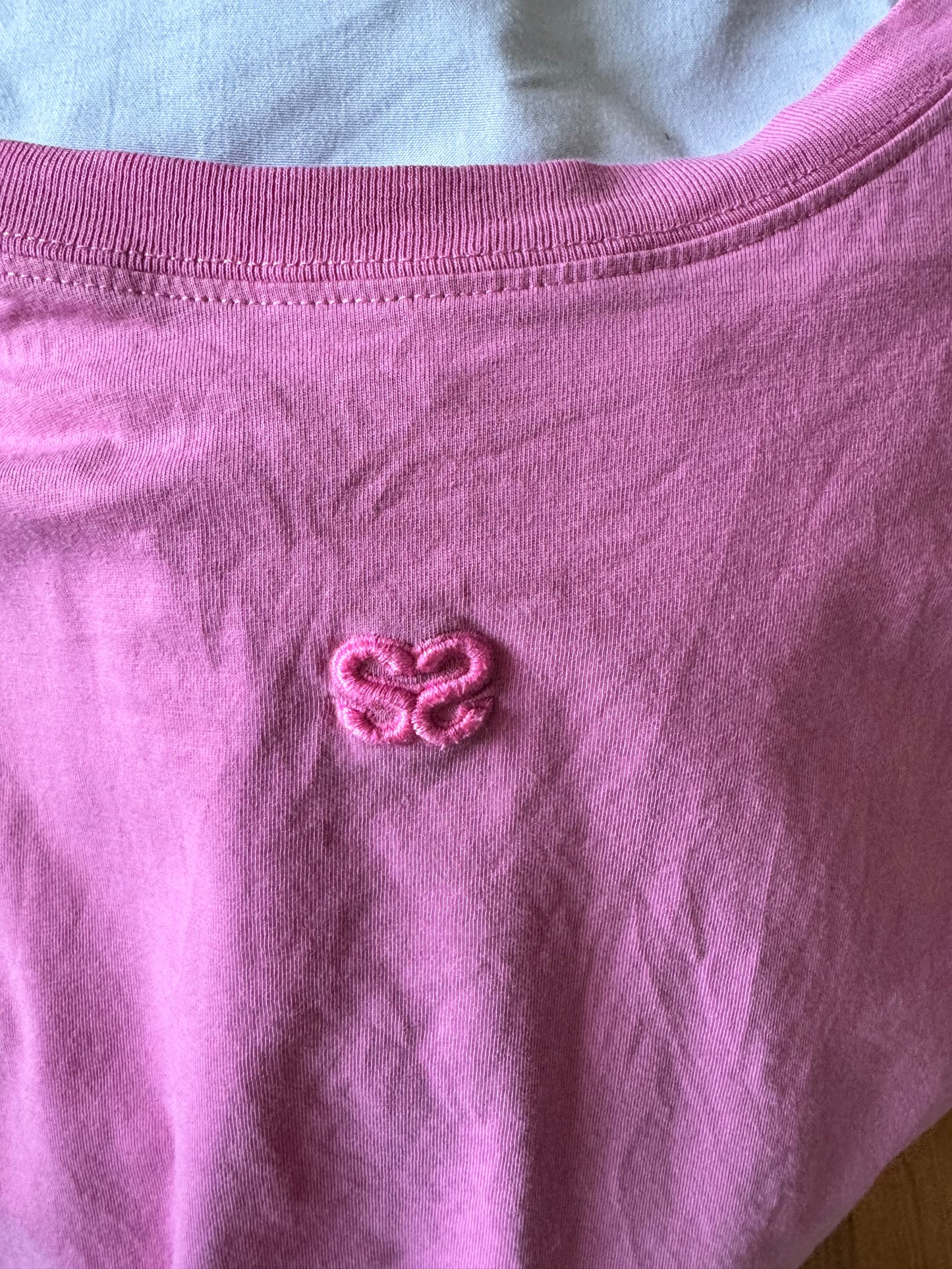 T-shirt rose double logo Sandro - S