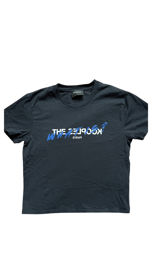 T-shirt noir « What is ? » - S